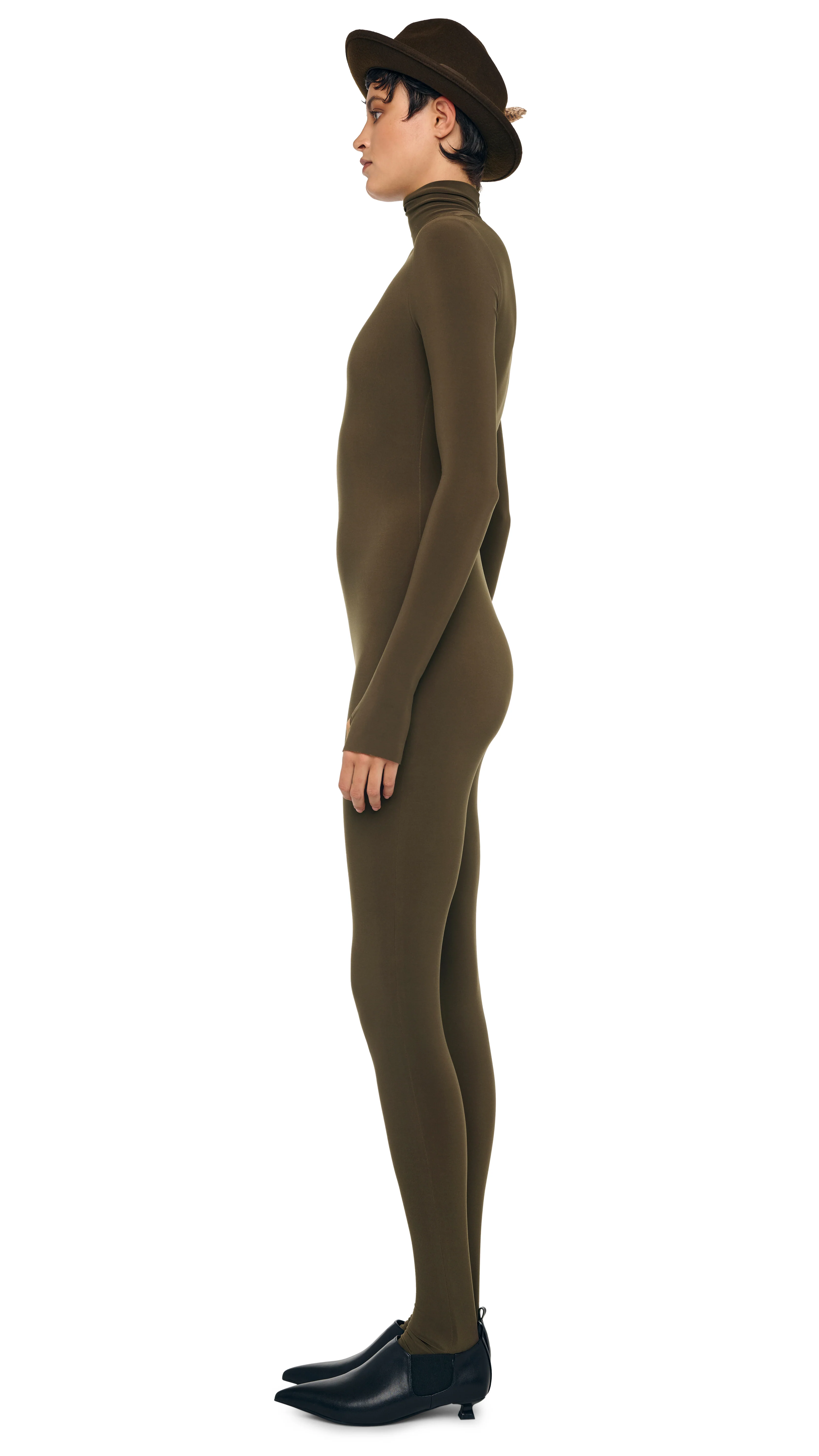 LONG SLEEVE TURTLE CATSUIT W/ FOOTIE - Image 2