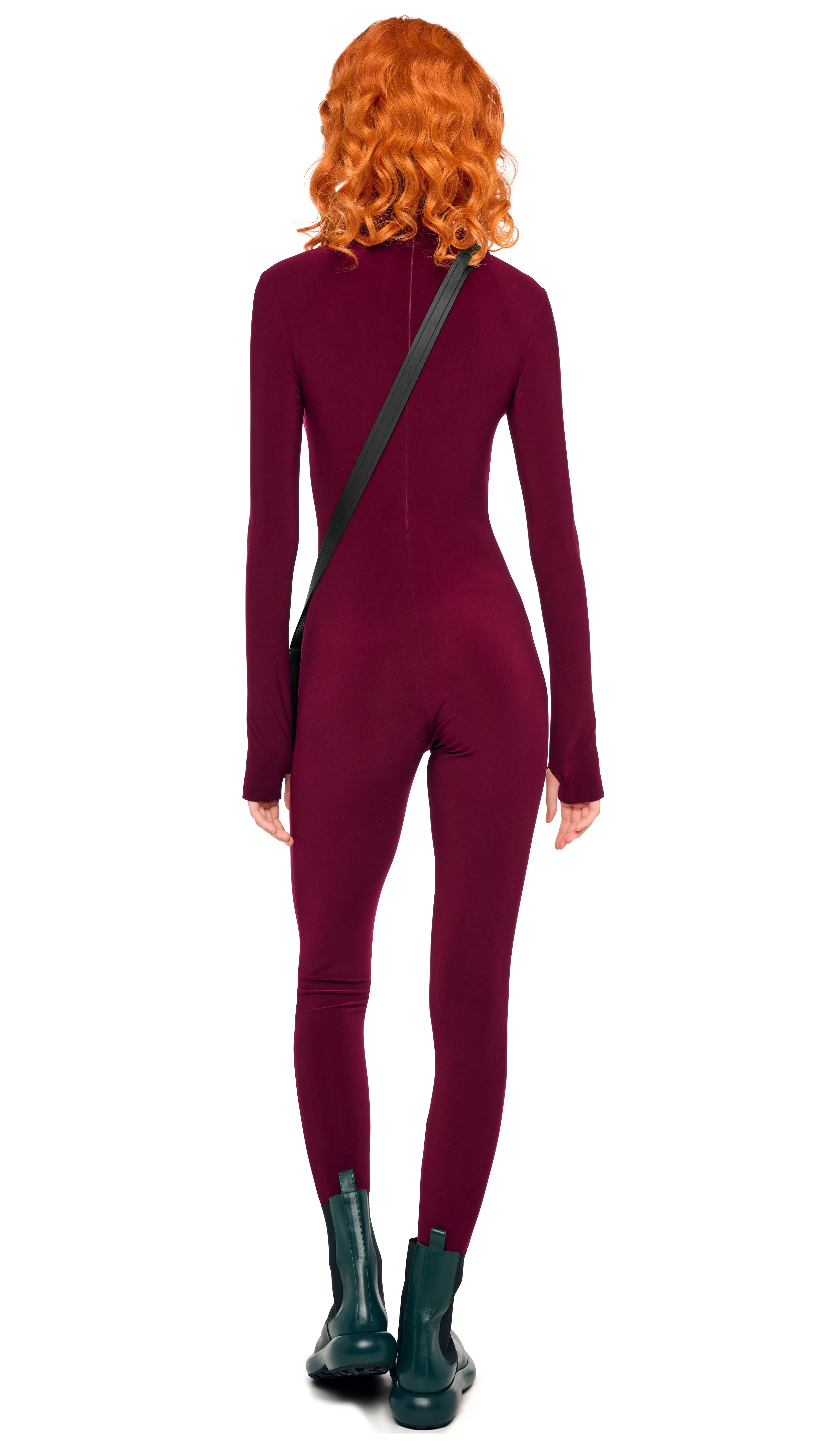 LONG SLEEVE SLIM FIT TURTLE CATSUIT W/ FOOTIE - Image 3