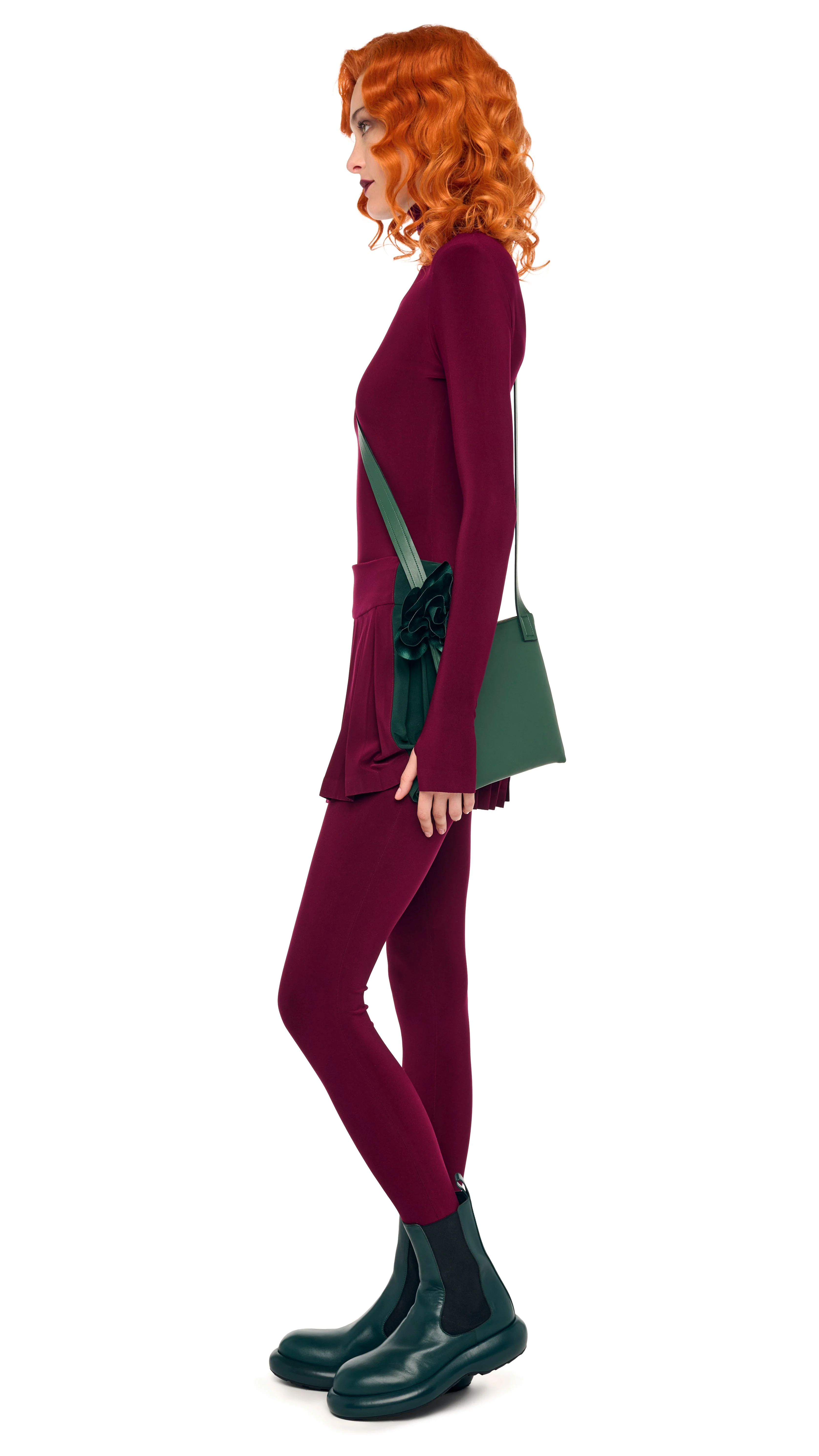 LONG SLEEVE SLIM FIT TURTLE CATSUIT W/ FOOTIE - Image 5