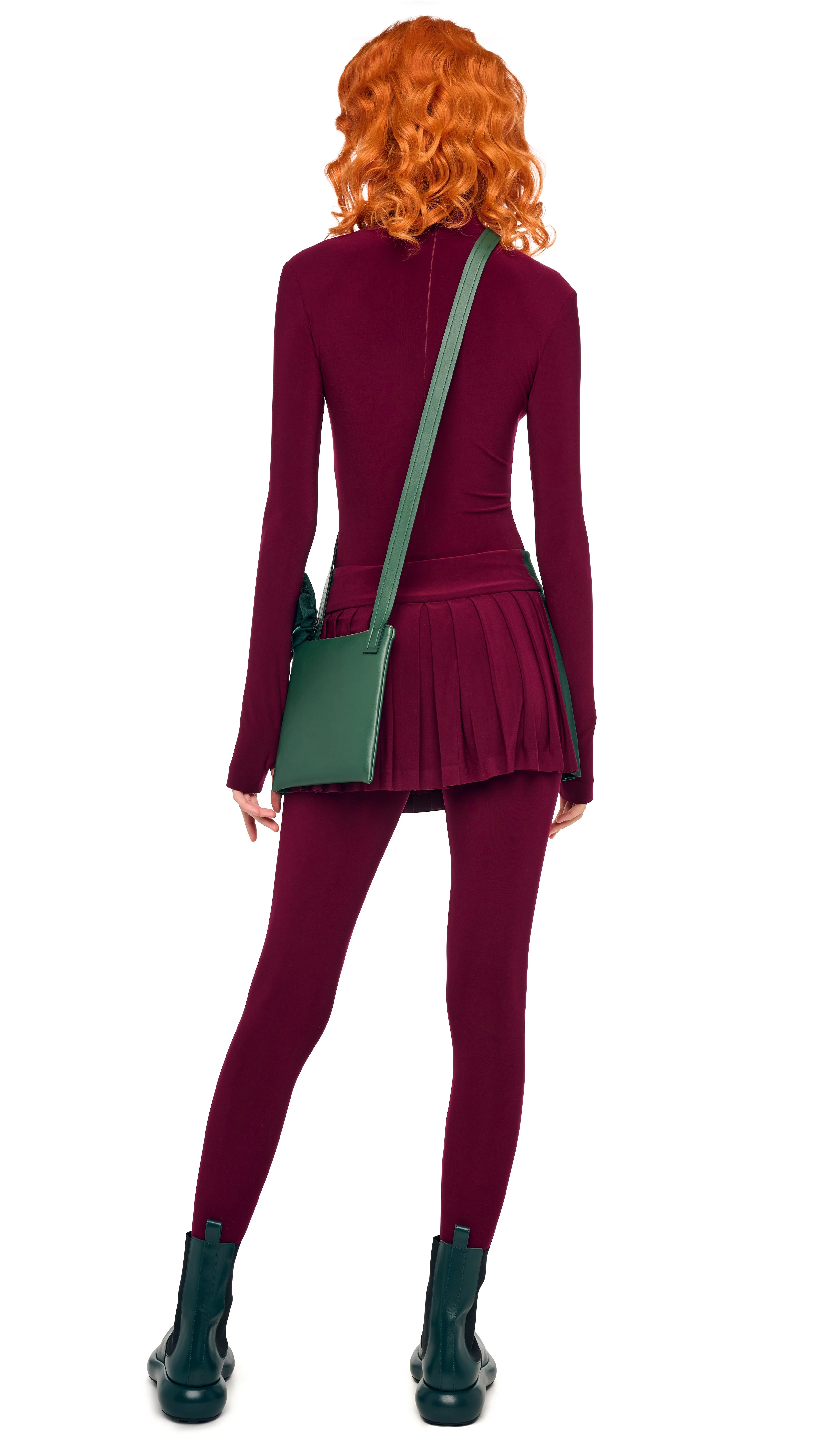 LONG SLEEVE SLIM FIT TURTLE CATSUIT W/ FOOTIE - Image 6