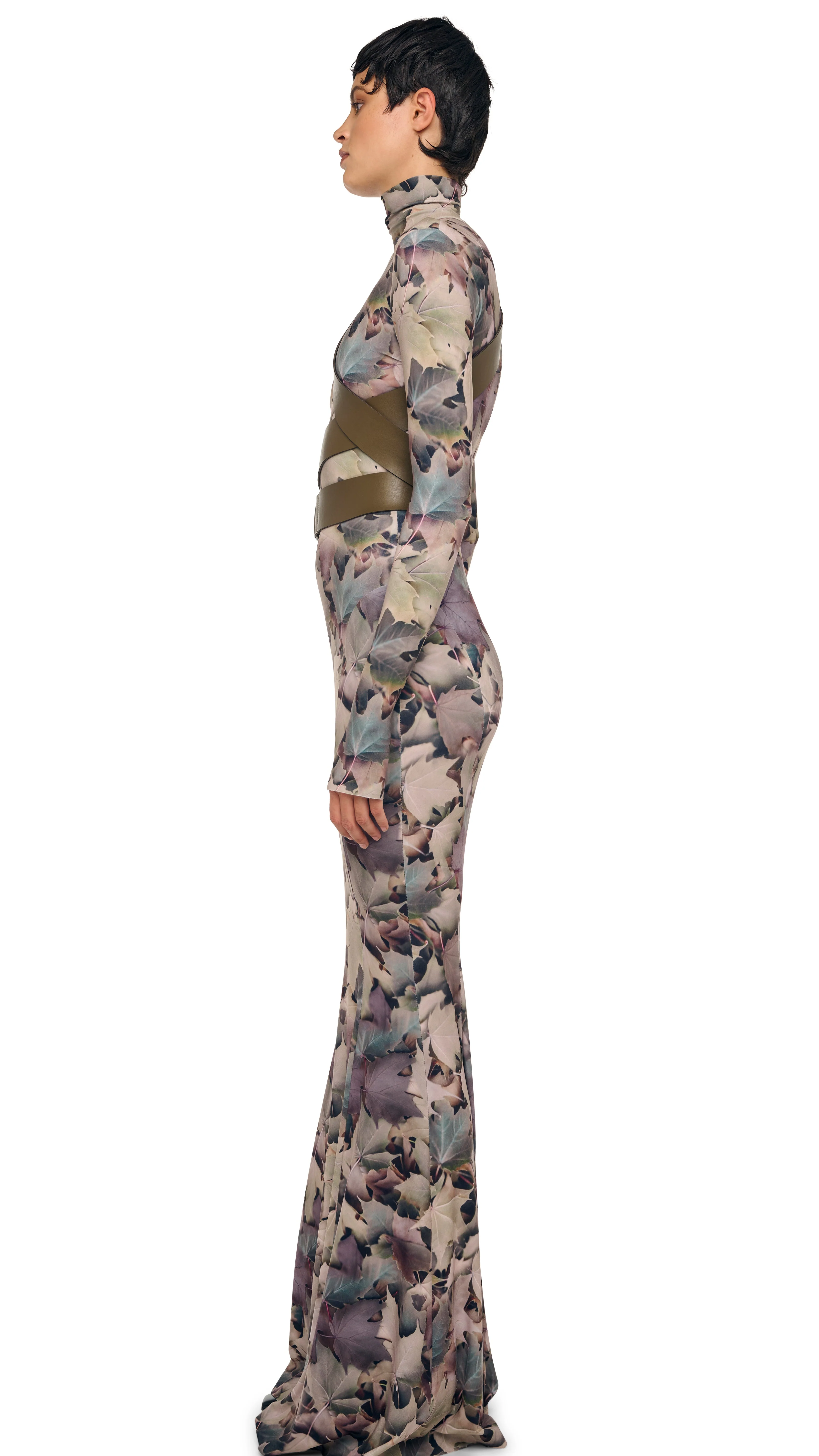 LONG SLEEVE TURTLE FISHTAIL GOWN - Image 2