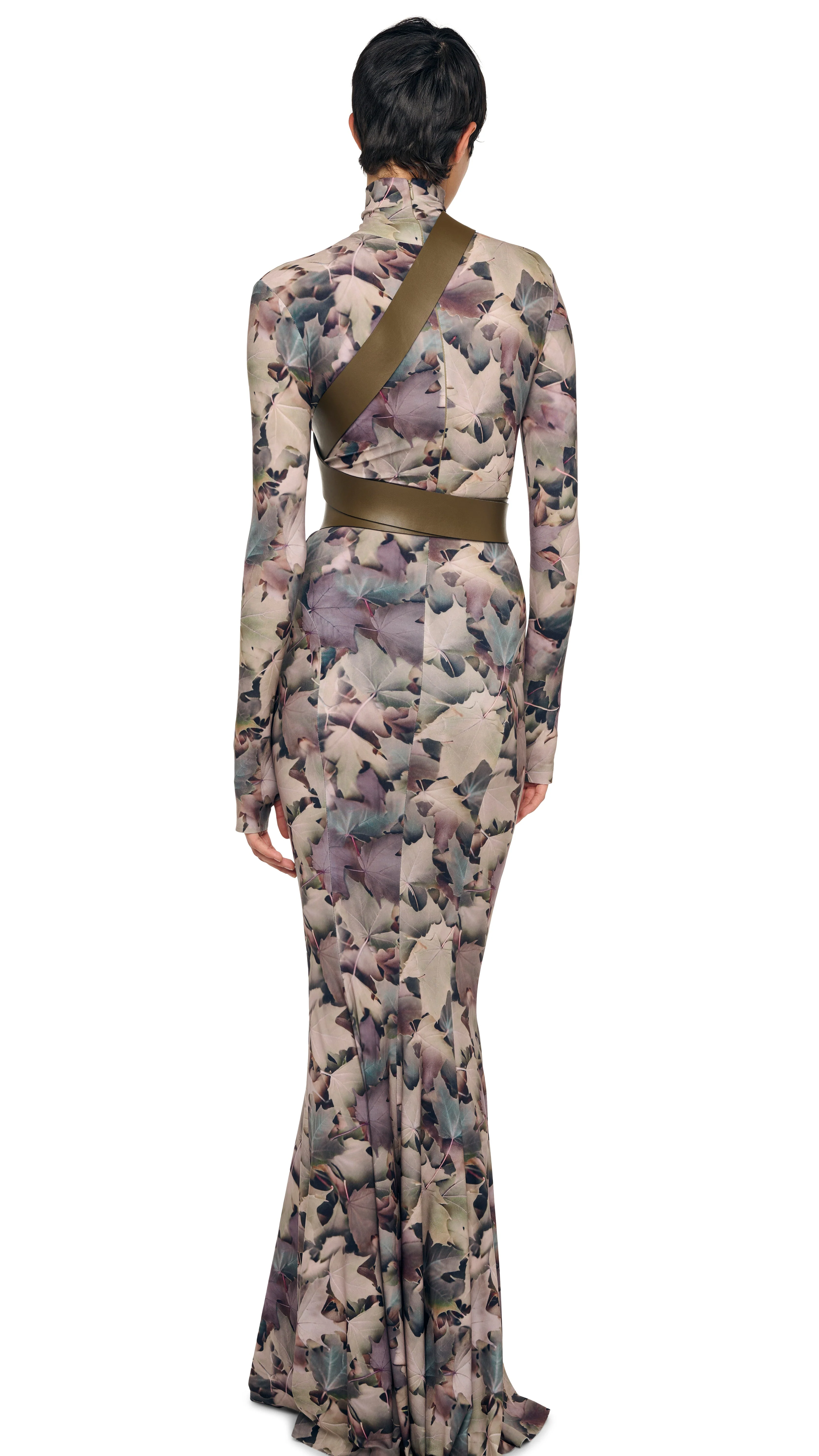 LONG SLEEVE TURTLE FISHTAIL GOWN - Image 3
