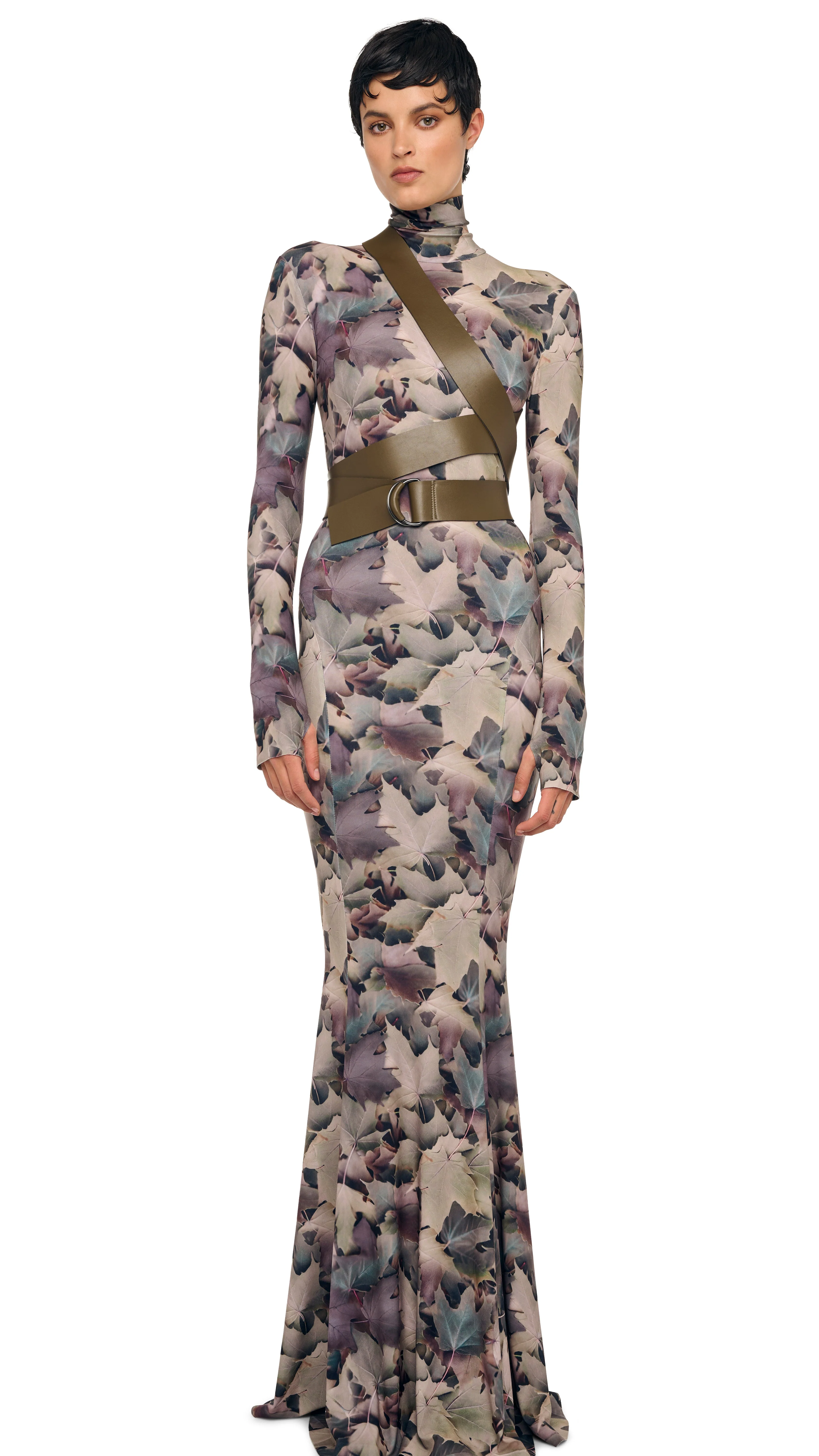 LONG SLEEVE TURTLE FISHTAIL GOWN - Image 4
