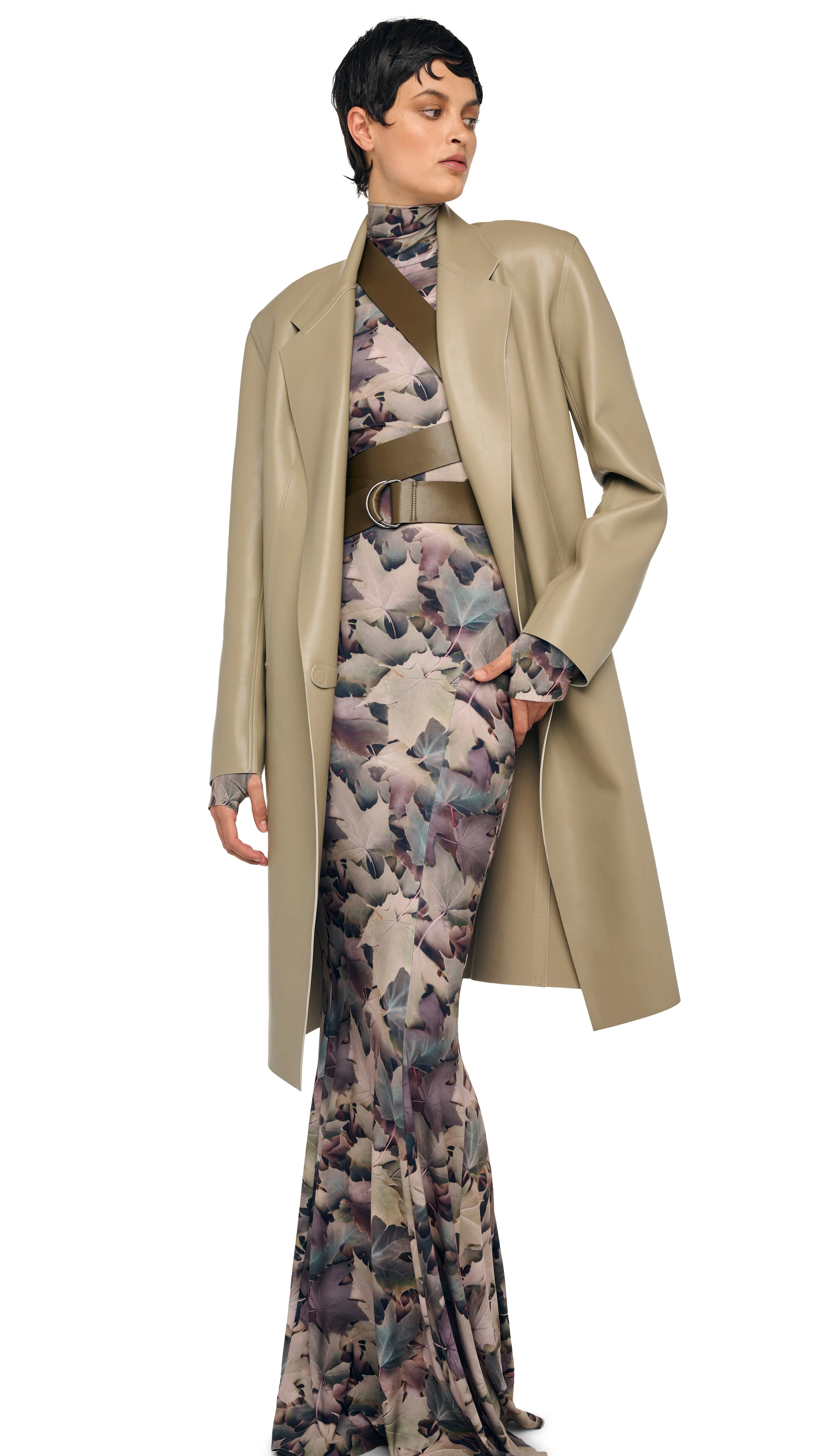 LONG SLEEVE TURTLE FISHTAIL GOWN - Image 8