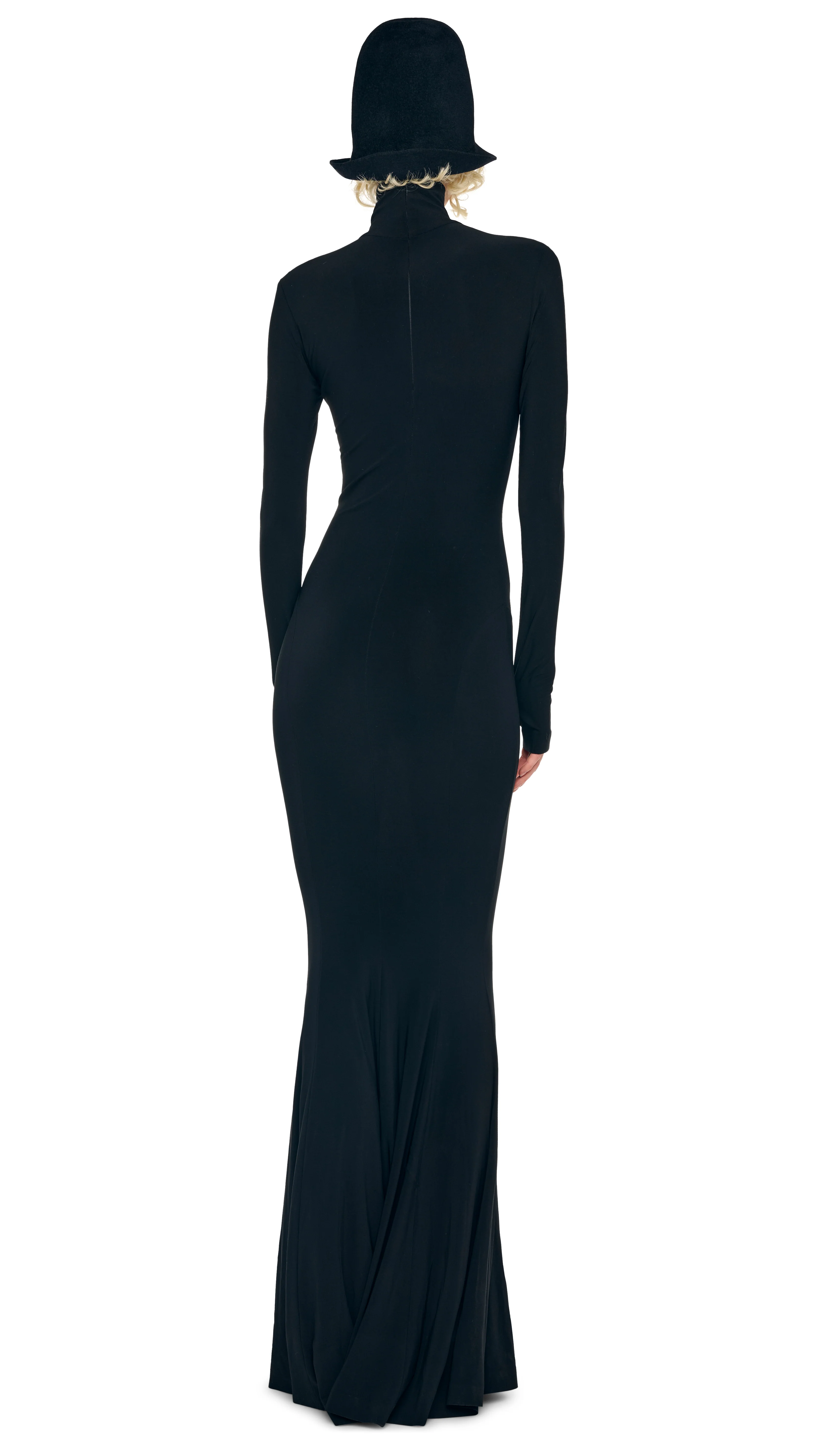 LONG SLEEVE TURTLE FISHTAIL GOWN - Image 3