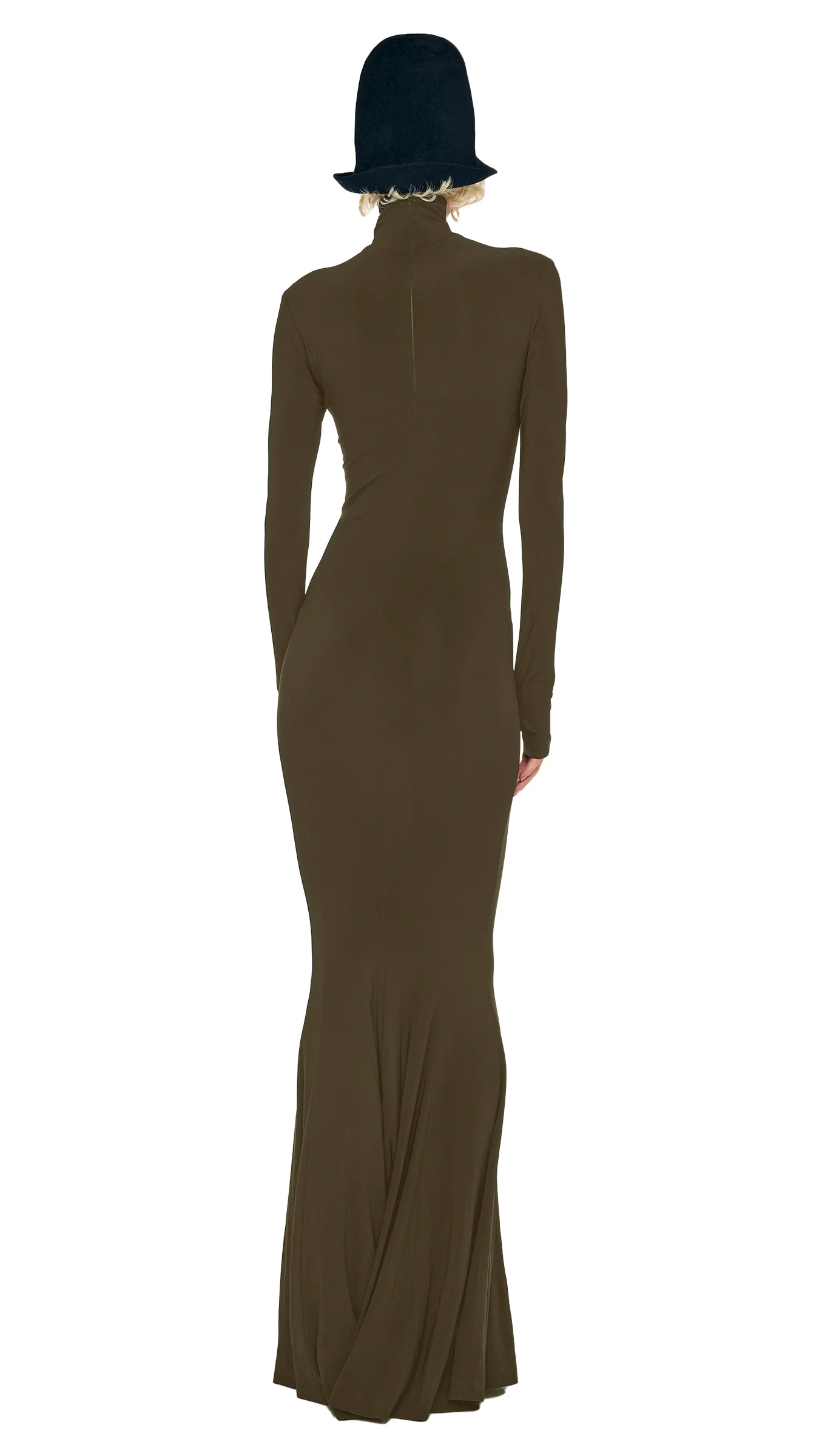 LONG SLEEVE TURTLE FISHTAIL GOWN - Image 3