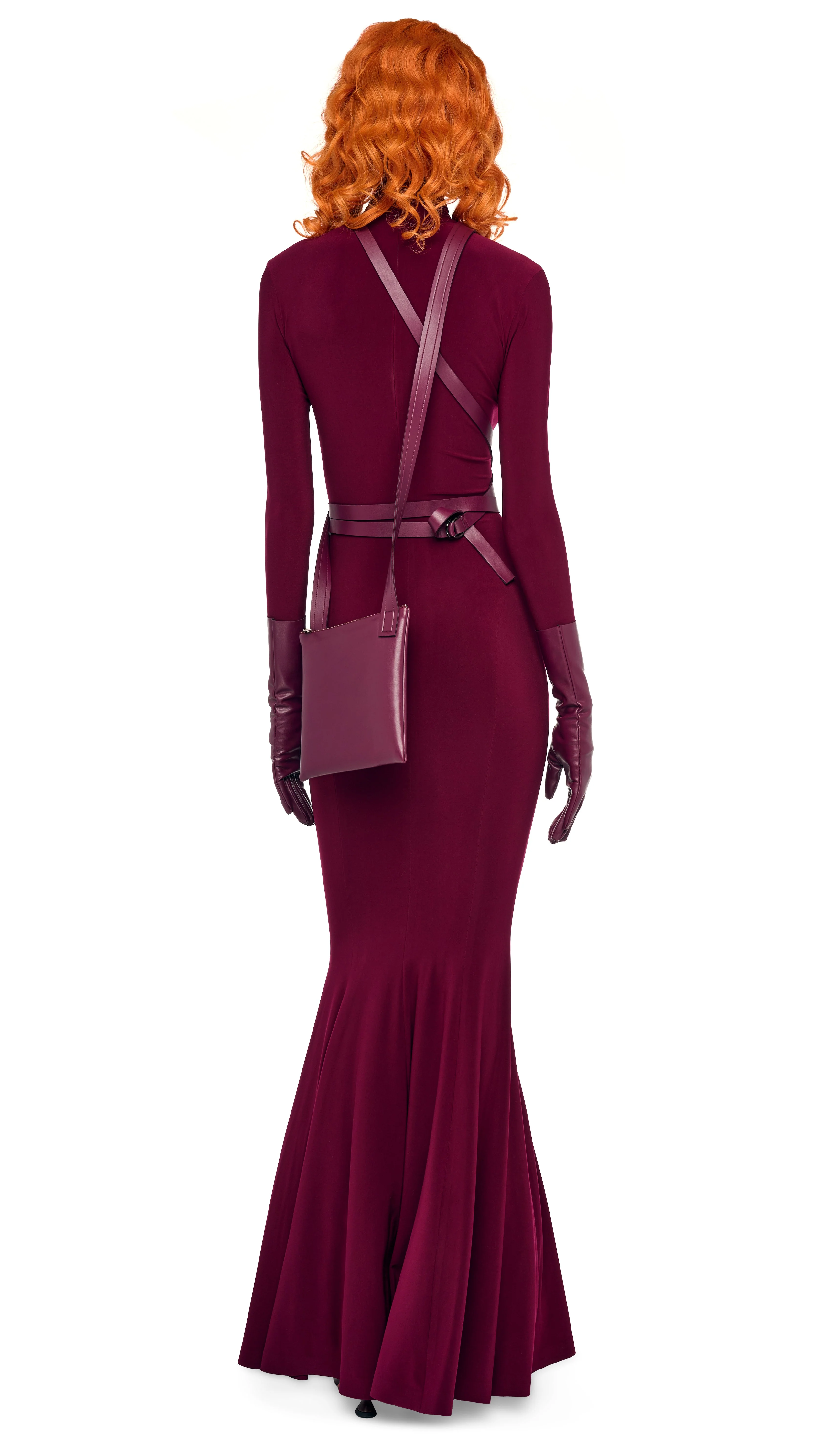 LONG SLEEVE TURTLE FISHTAIL GOWN - Image 3