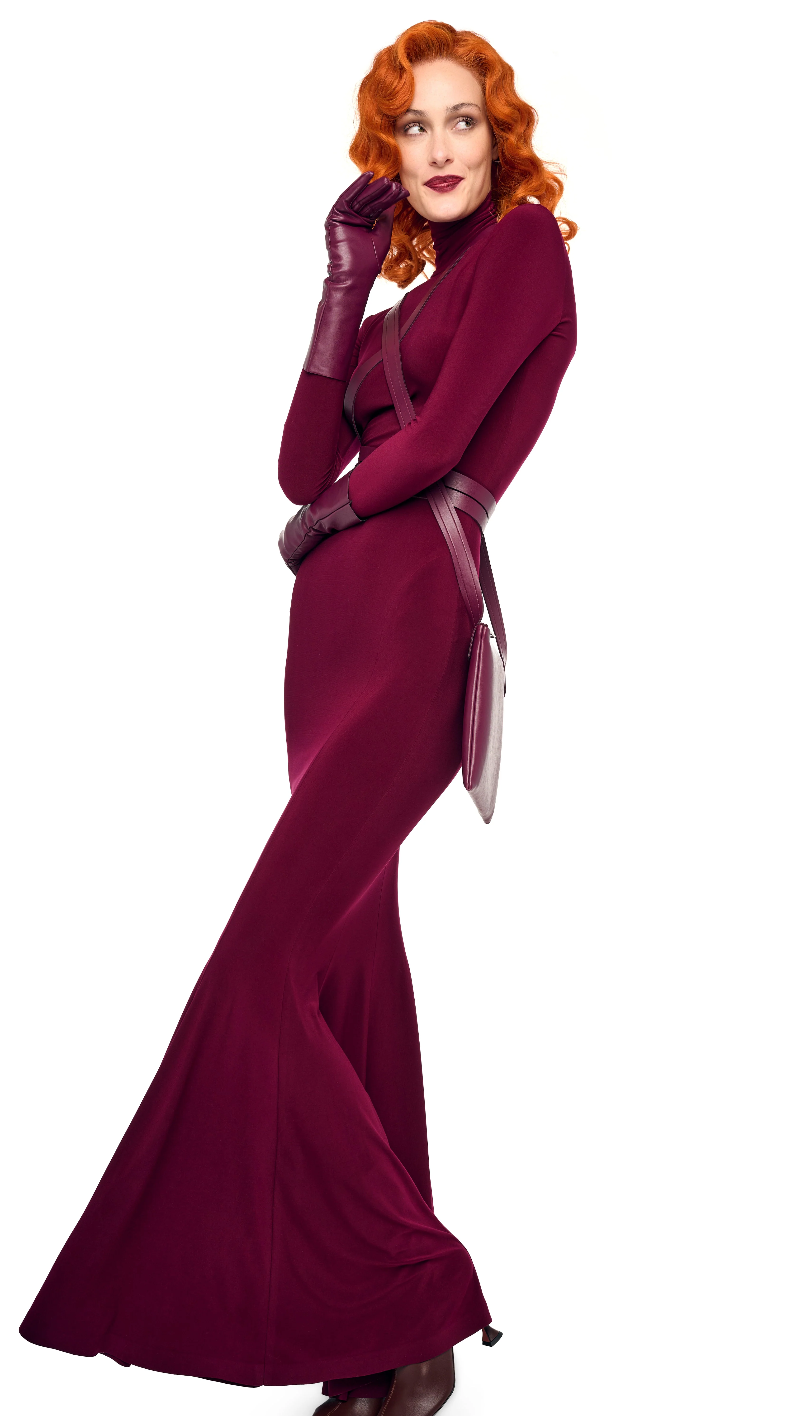 LONG SLEEVE TURTLE FISHTAIL GOWN - Image 6