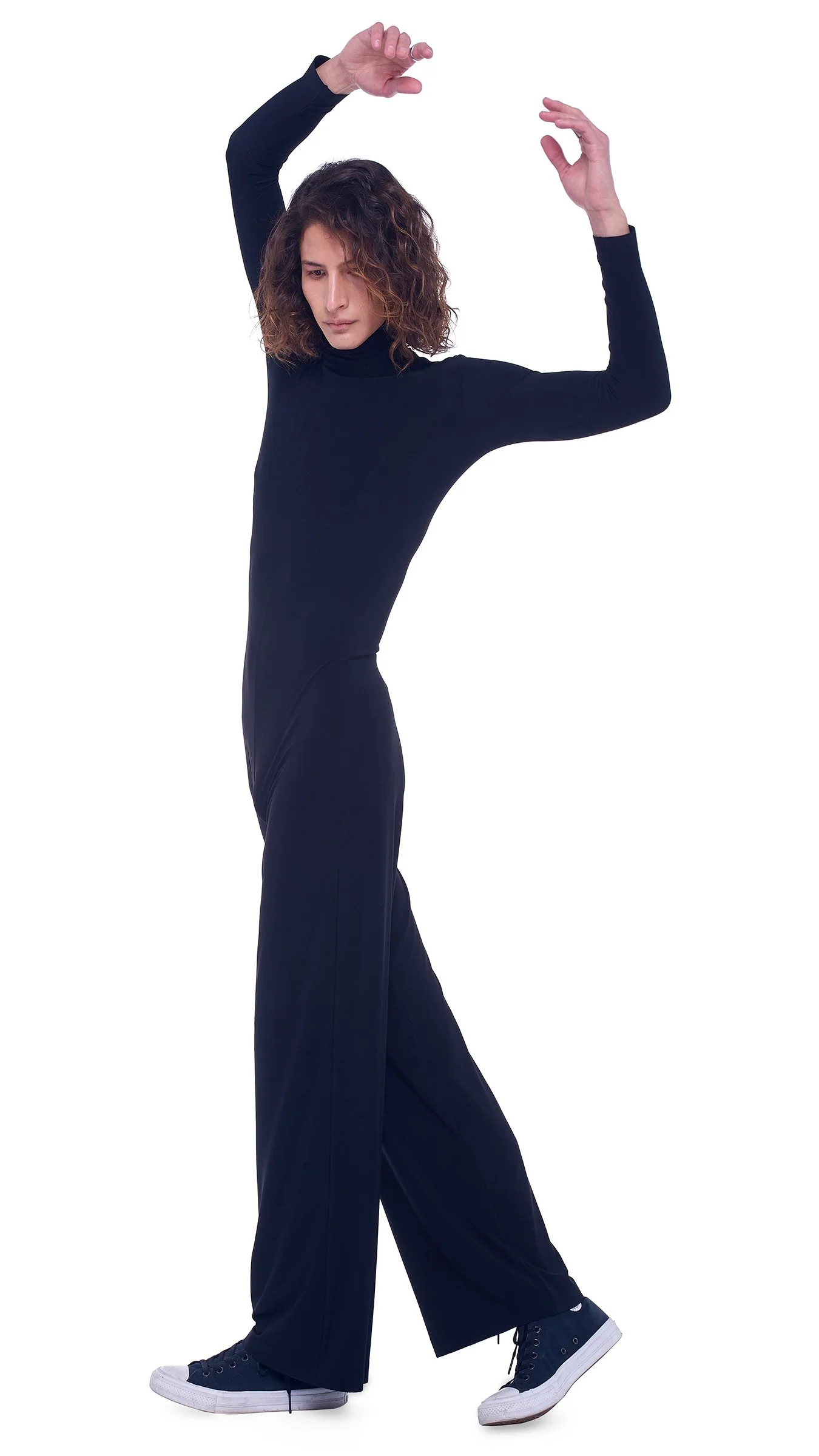 LONG SLEEVE TURTLE JUMPSUIT - Image 10