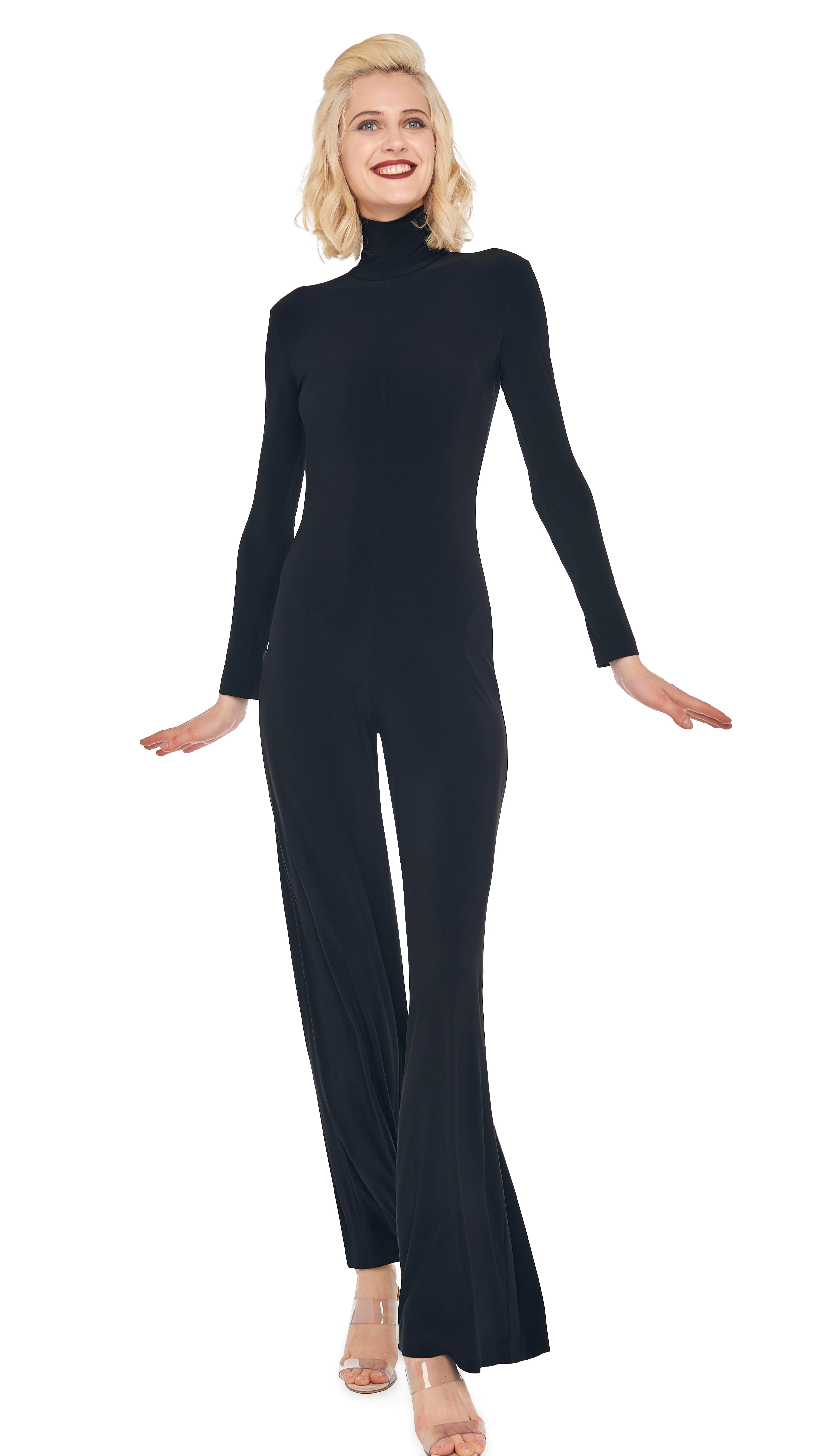LONG SLEEVE TURTLE JUMPSUIT - Image 4