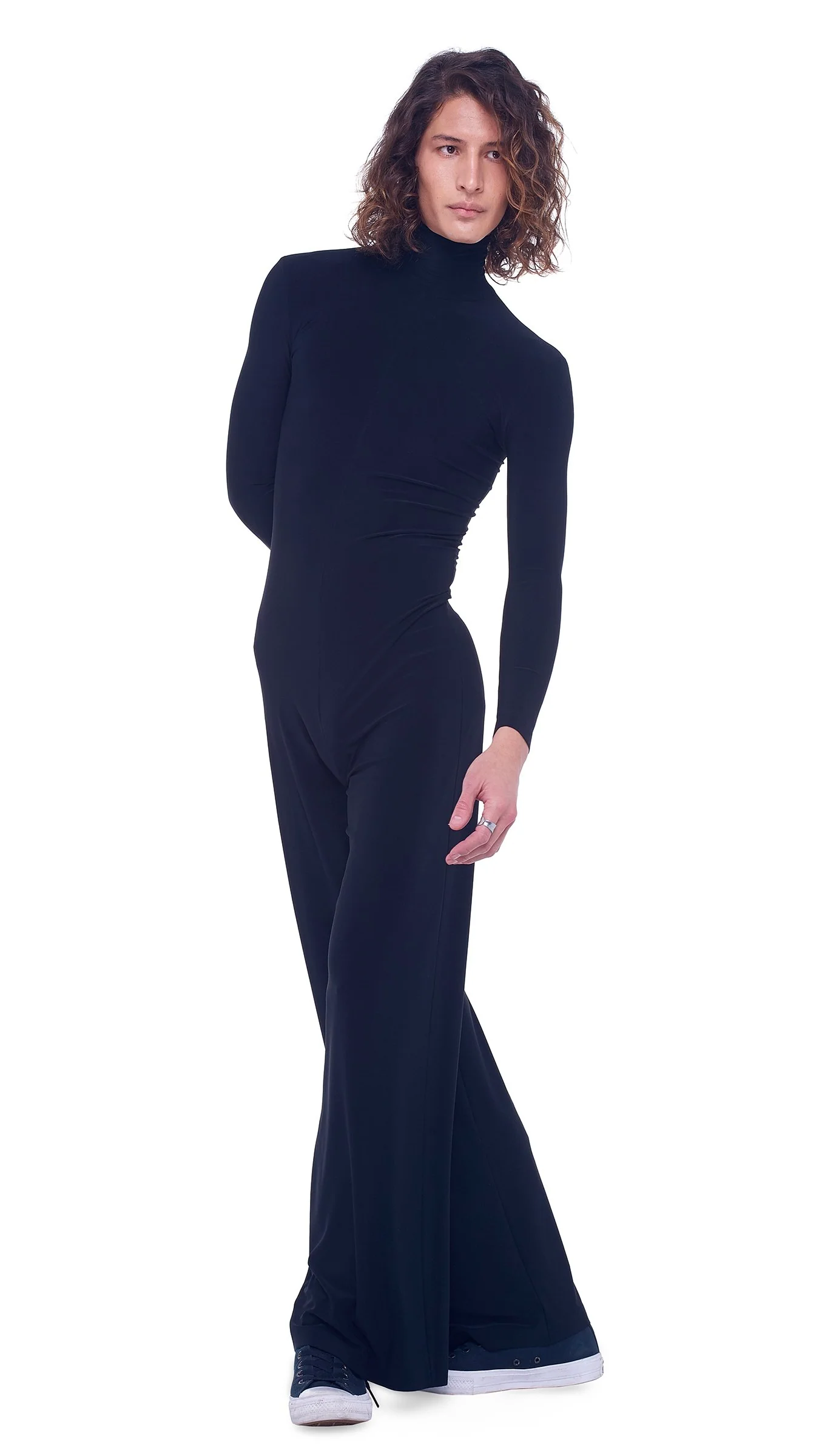 LONG SLEEVE TURTLE JUMPSUIT - Image 9