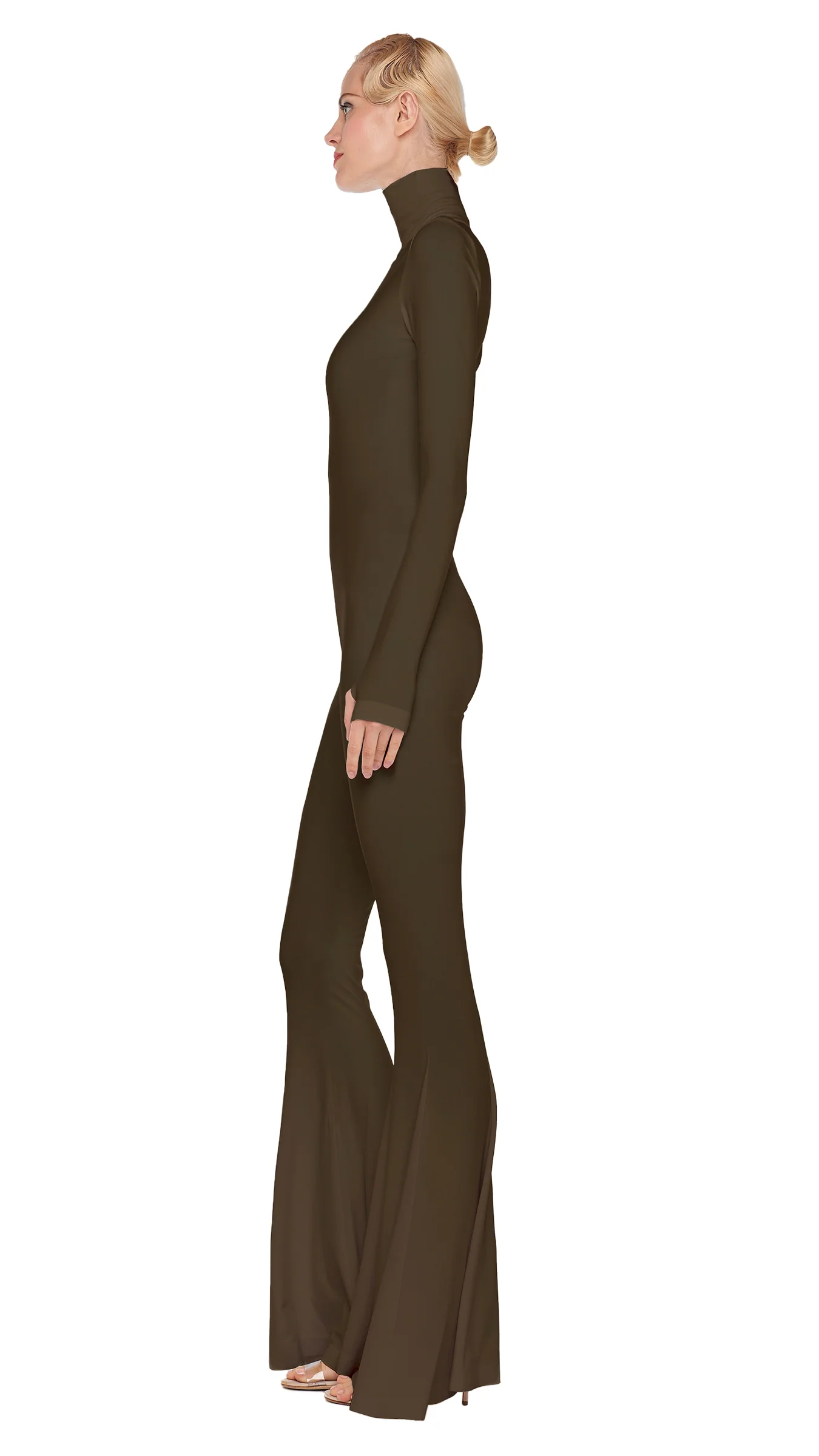 TURTLENECK FISHTAIL JUMPSUIT - Image 2