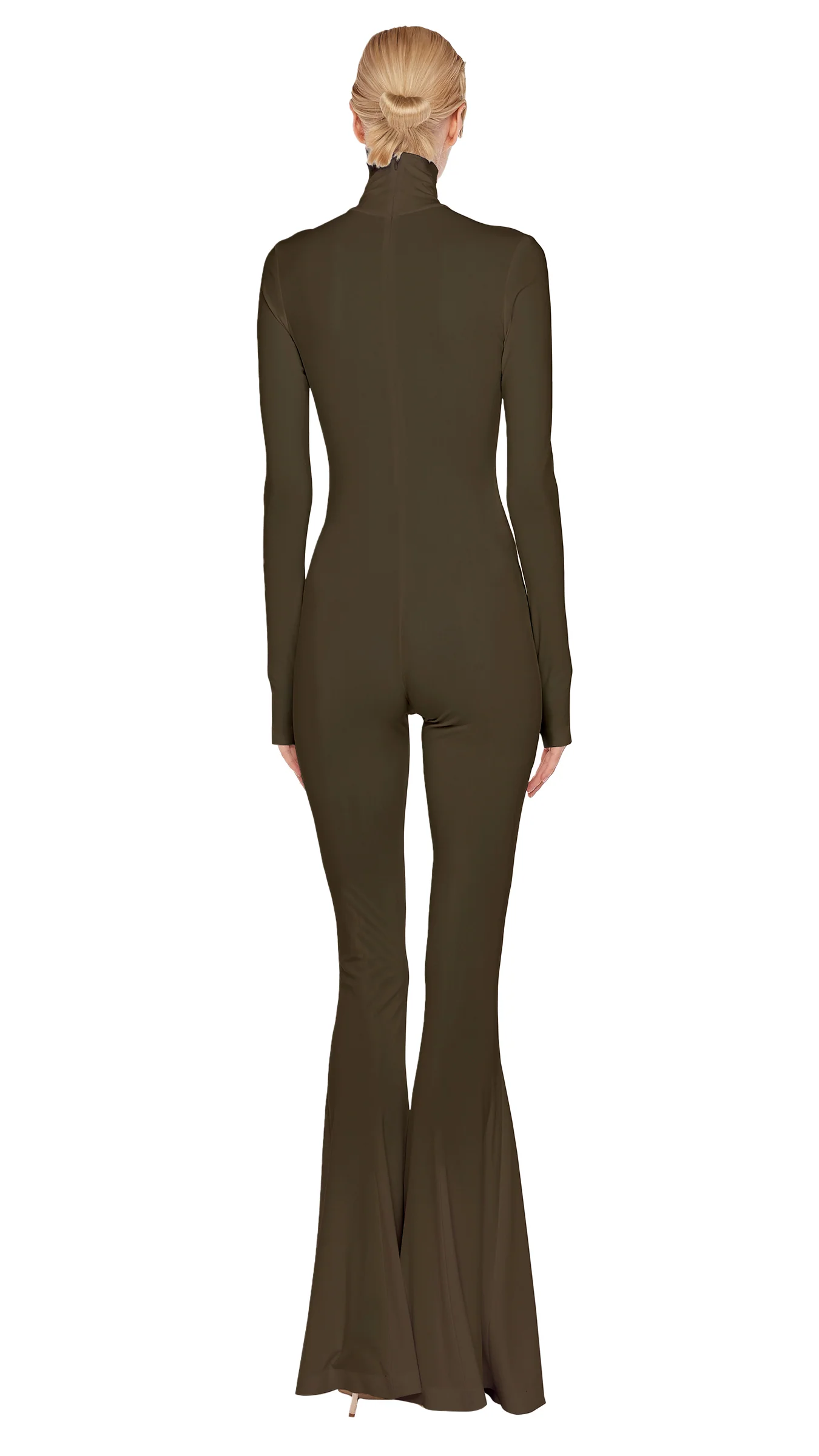 TURTLENECK FISHTAIL JUMPSUIT - Image 3