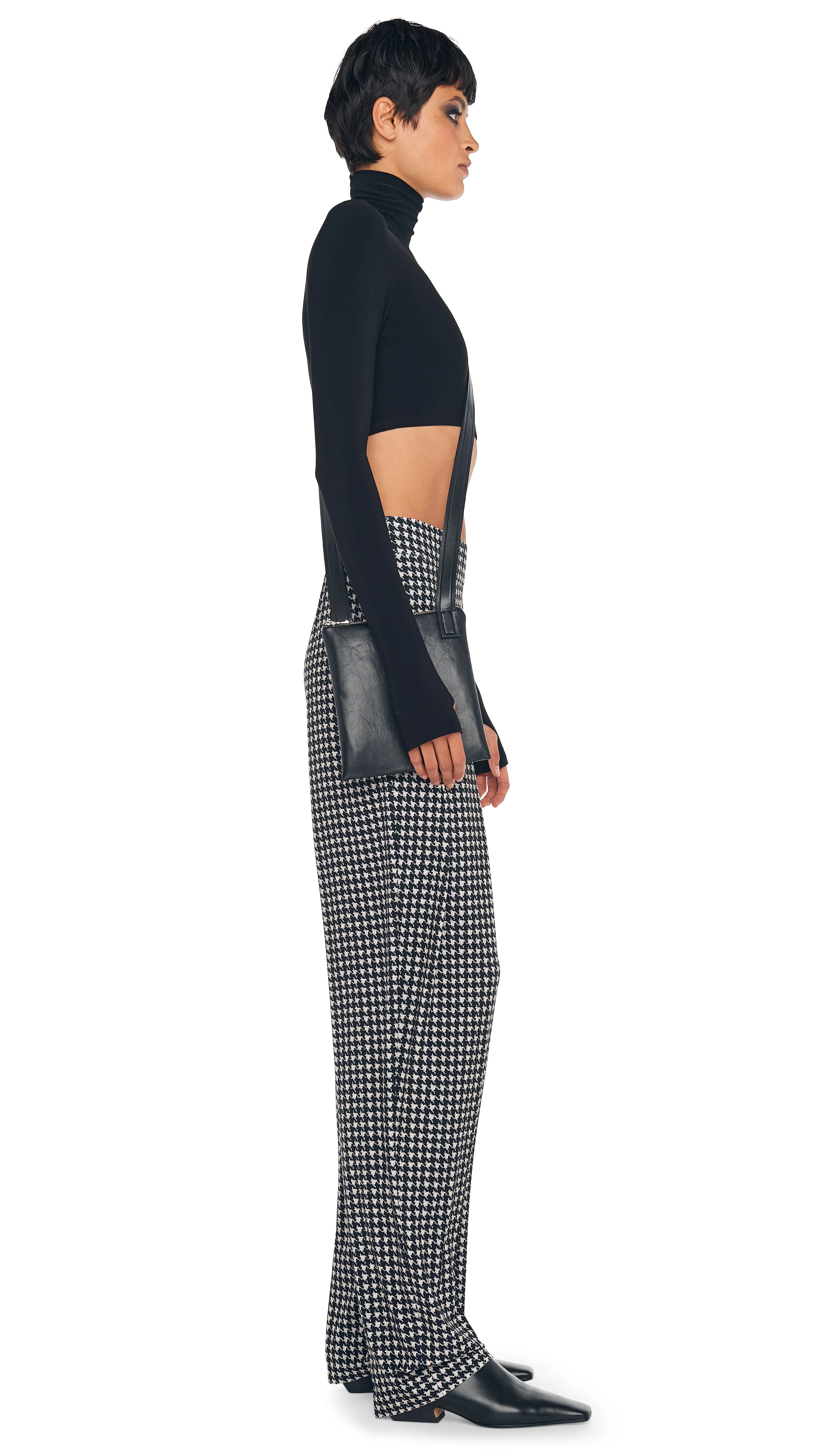 LOW RISE PLEATED TROUSER - Image 4