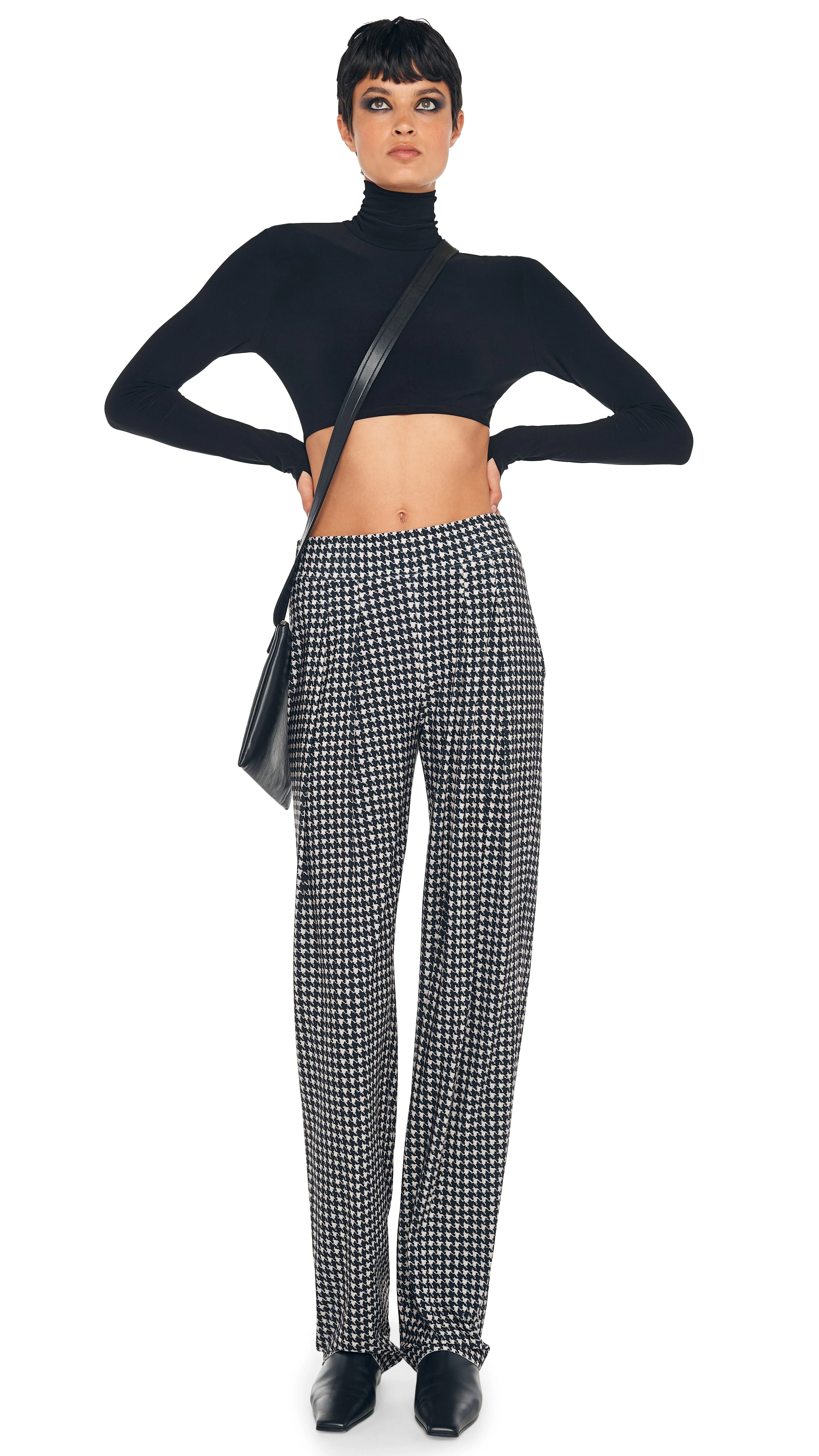 LOW RISE PLEATED TROUSER - Image 7