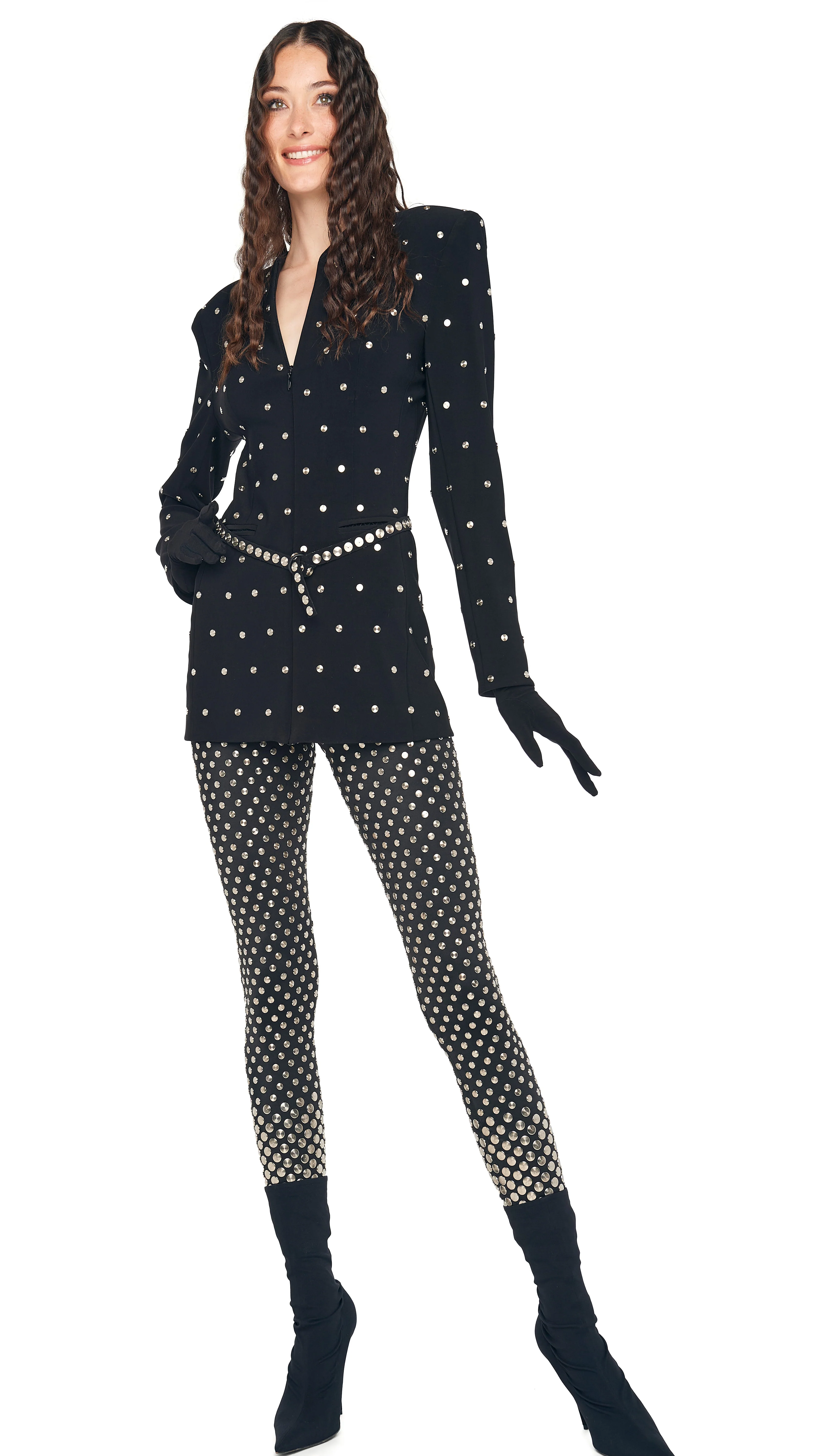 LS V NECK ZIP FRONT JACKET - Image 5