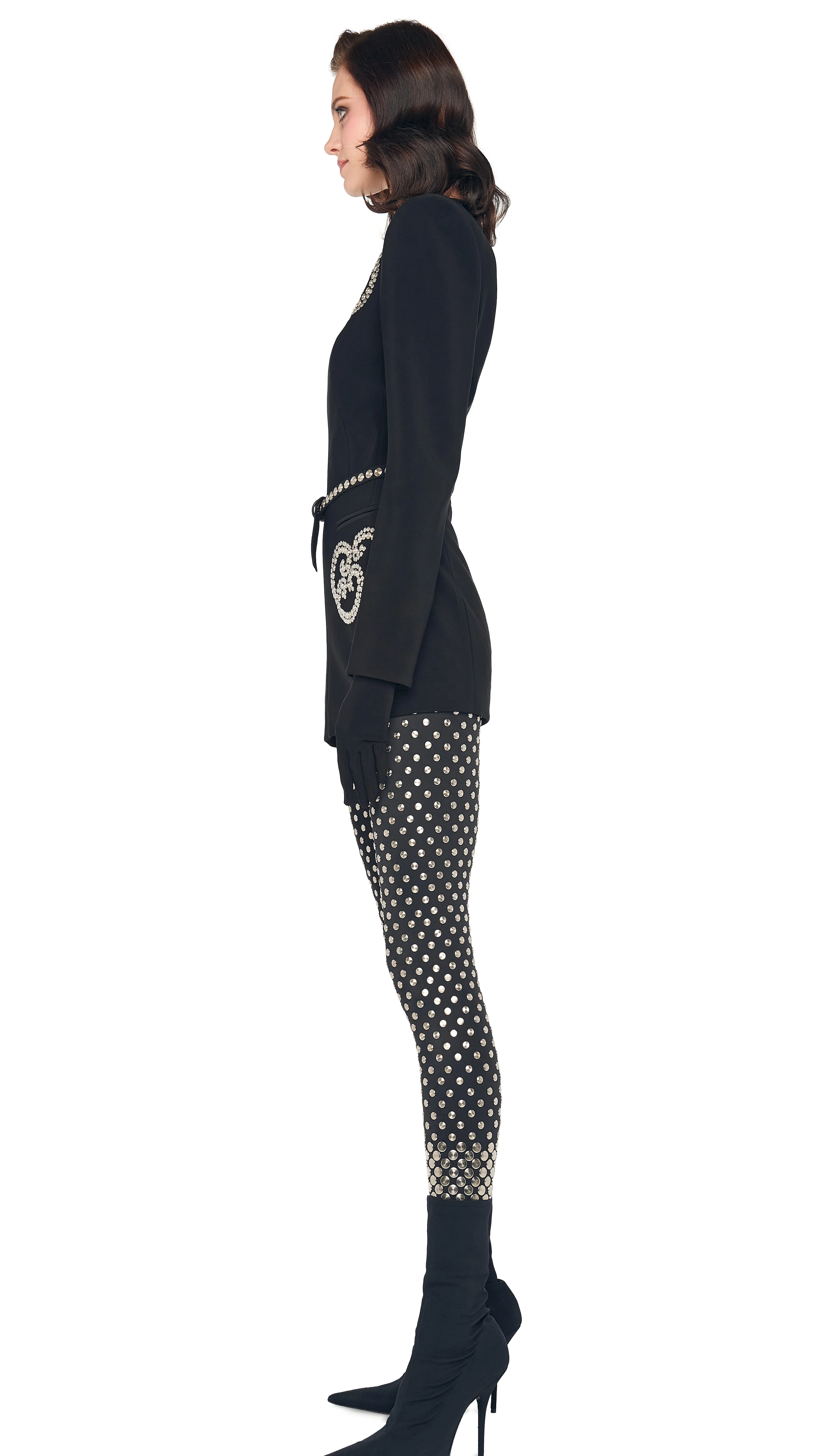 LS V NECK ZIP FRONT JACKET - Image 3