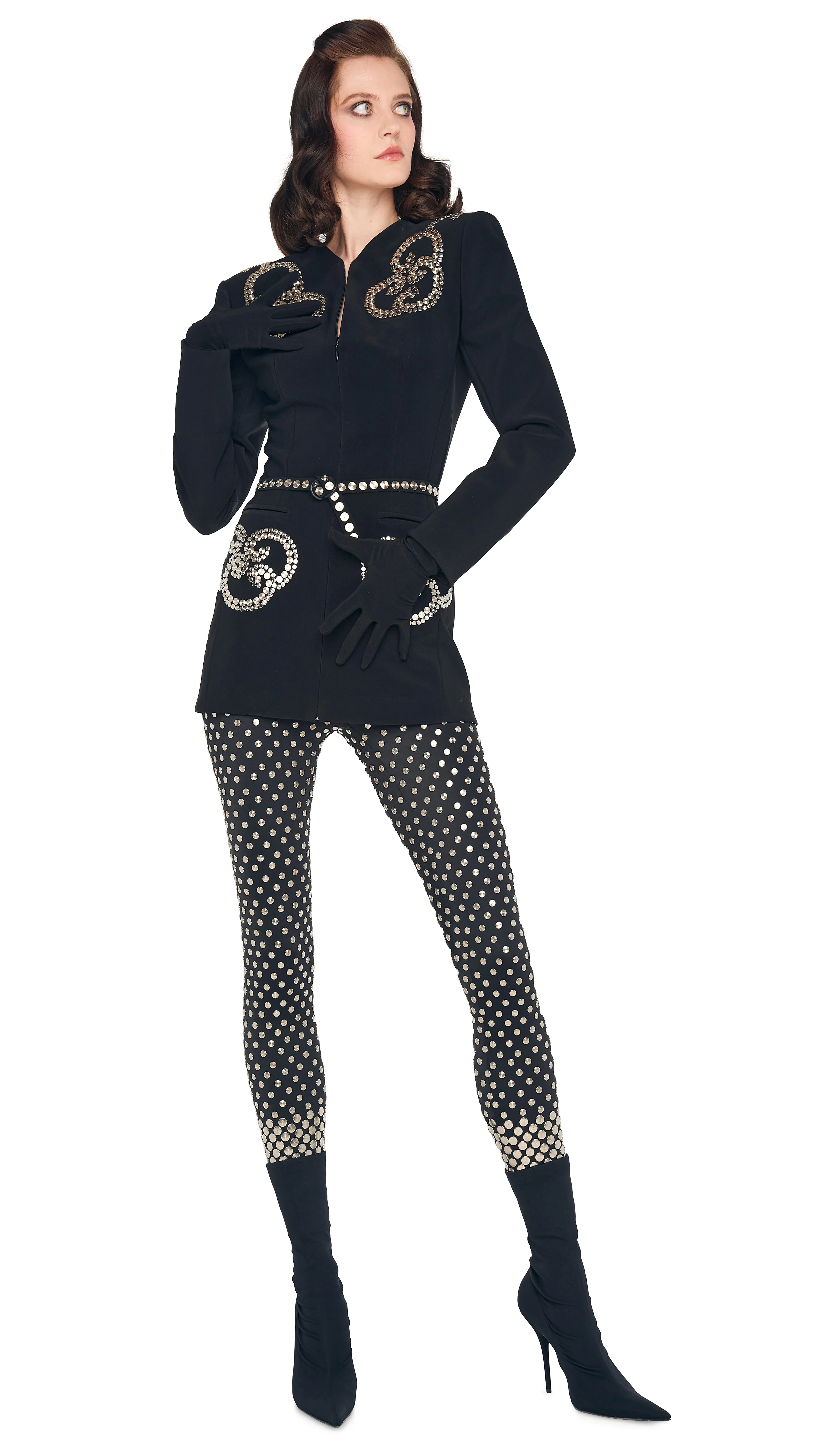 LS V NECK ZIP FRONT JACKET - Image 7