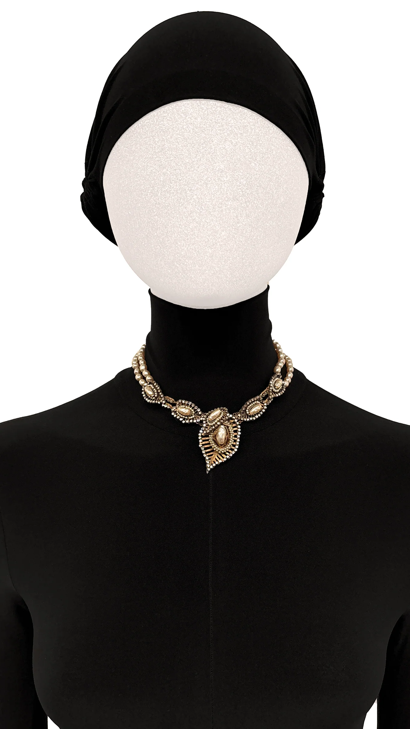 MIRIAM HASKELL BEADED NECKLACE AND BRACELET SET - Image 2