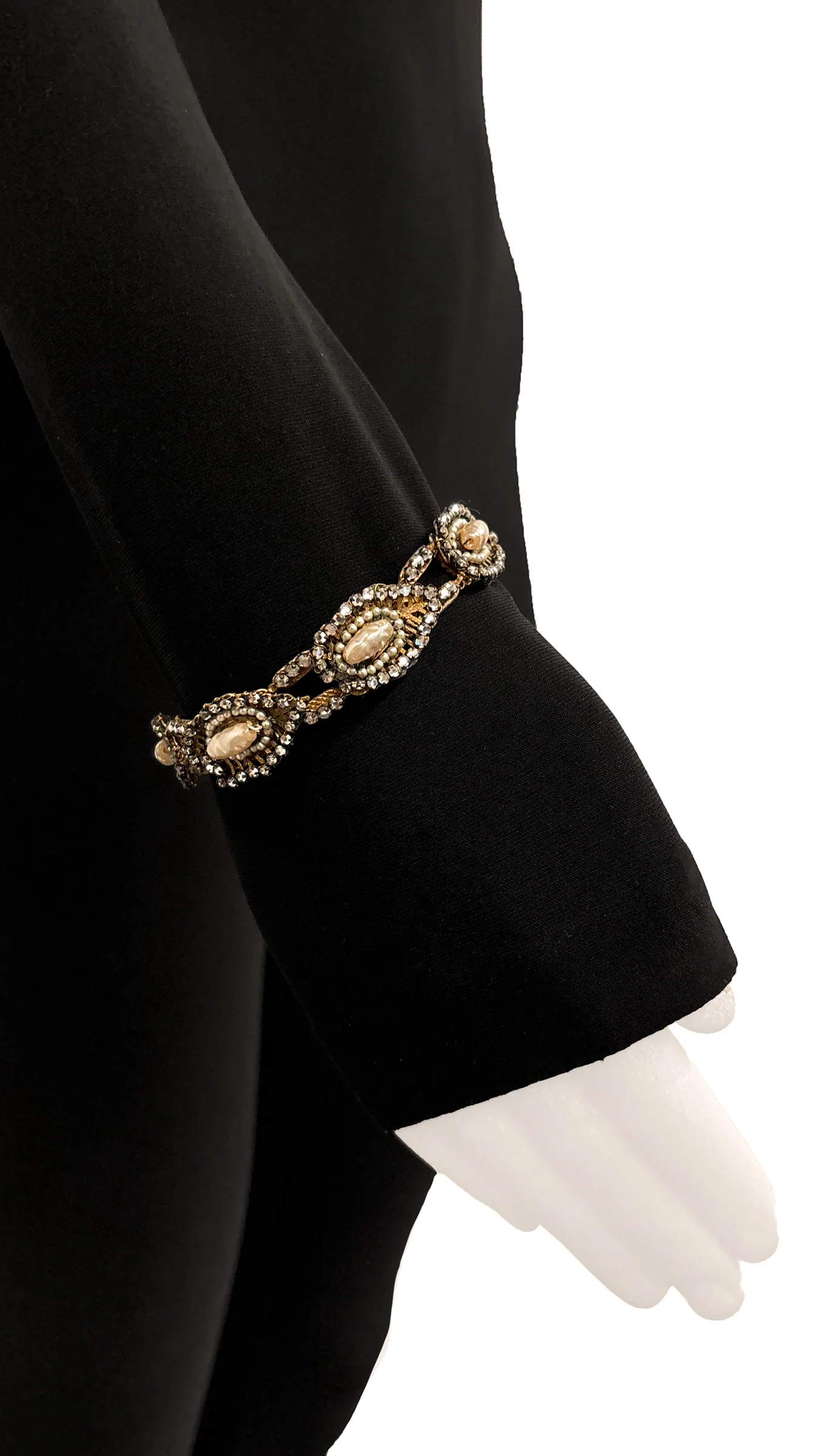 MIRIAM HASKELL BEADED NECKLACE AND BRACELET SET - Image 3