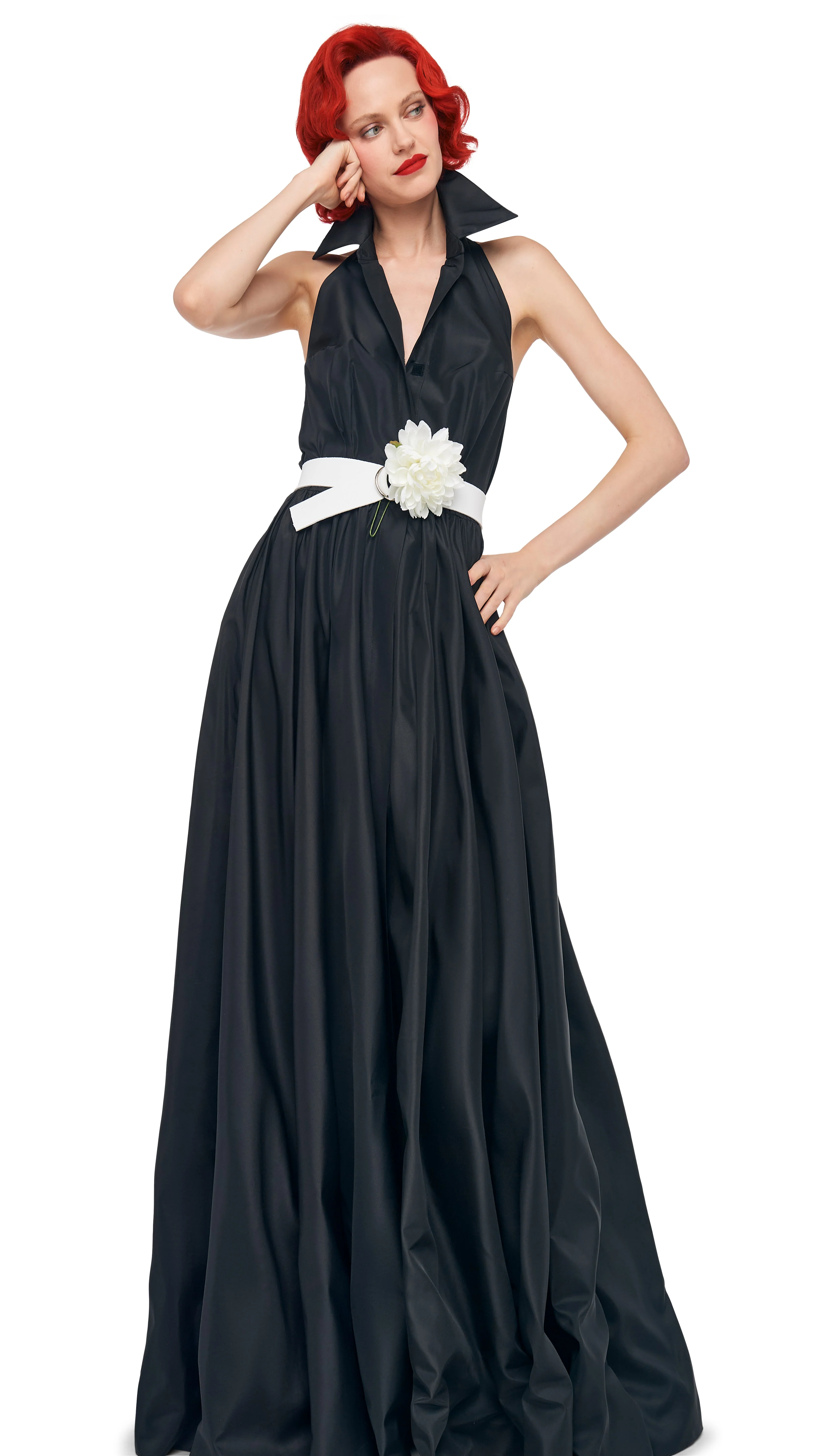 NK HALTER FLARED GOWN - Image 4