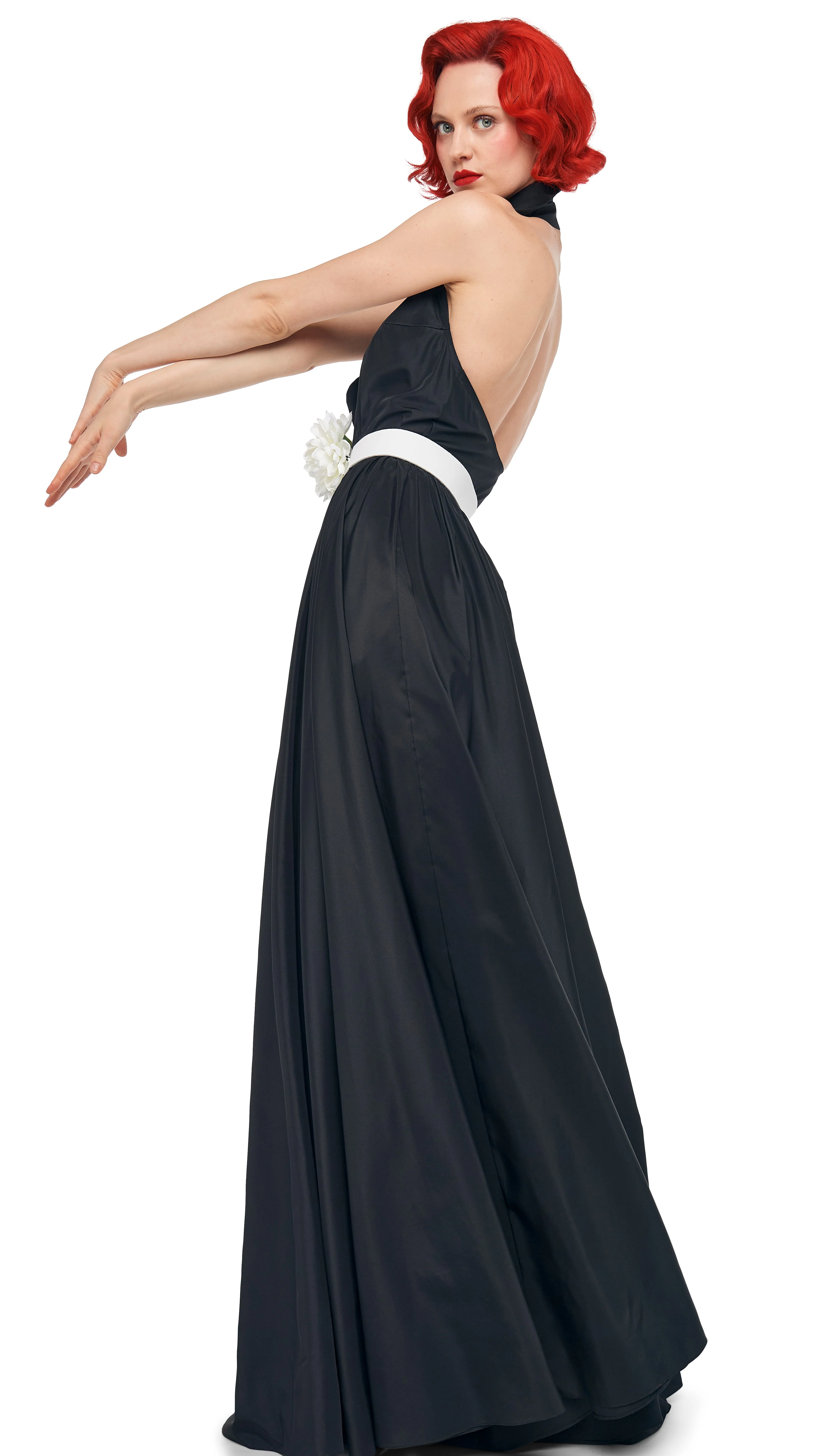 NK HALTER FLARED GOWN - Image 6
