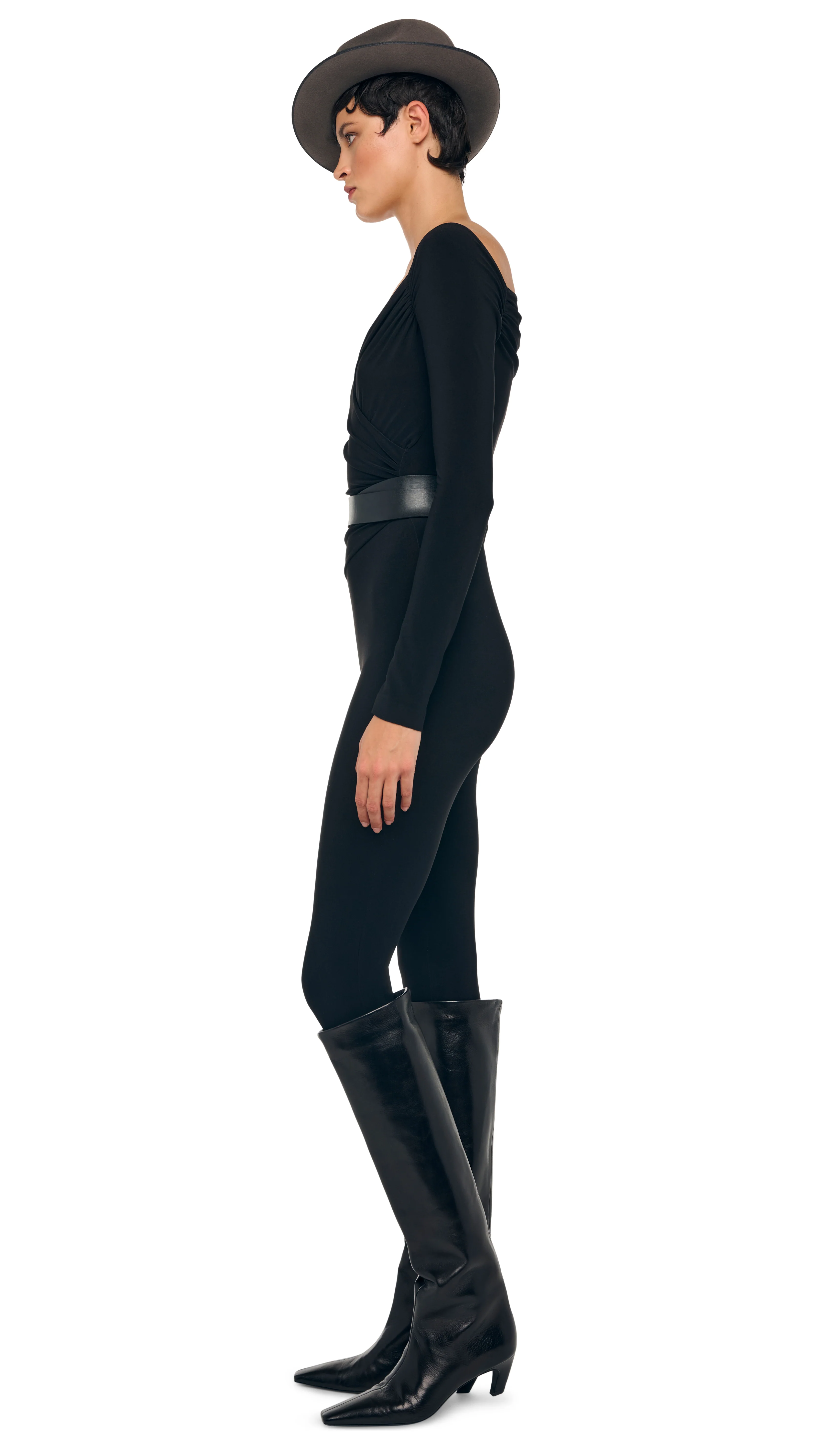 OFF SHOULDER SWEETHEART CATSUIT - Image 2