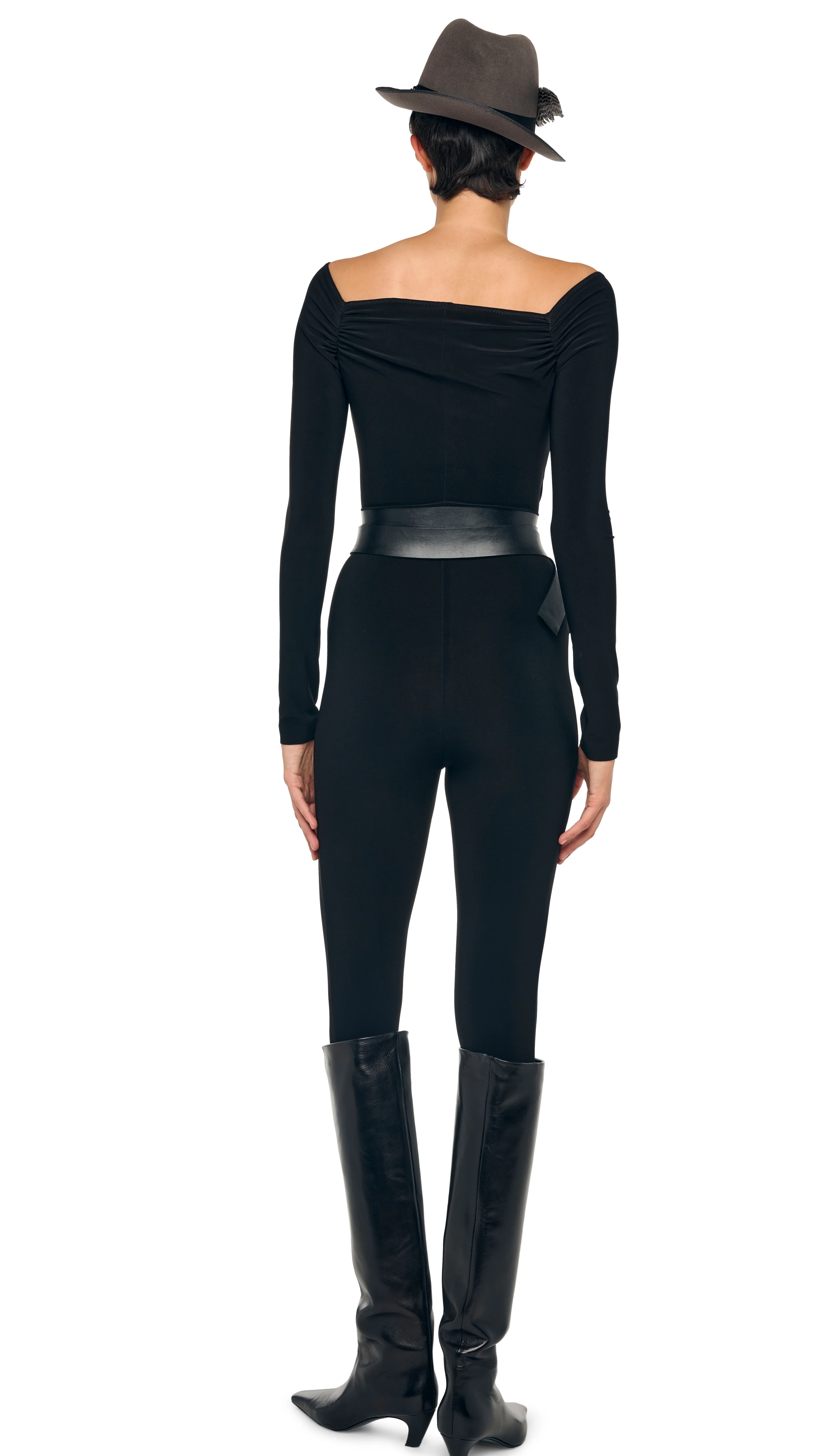 OFF SHOULDER SWEETHEART CATSUIT - Image 3