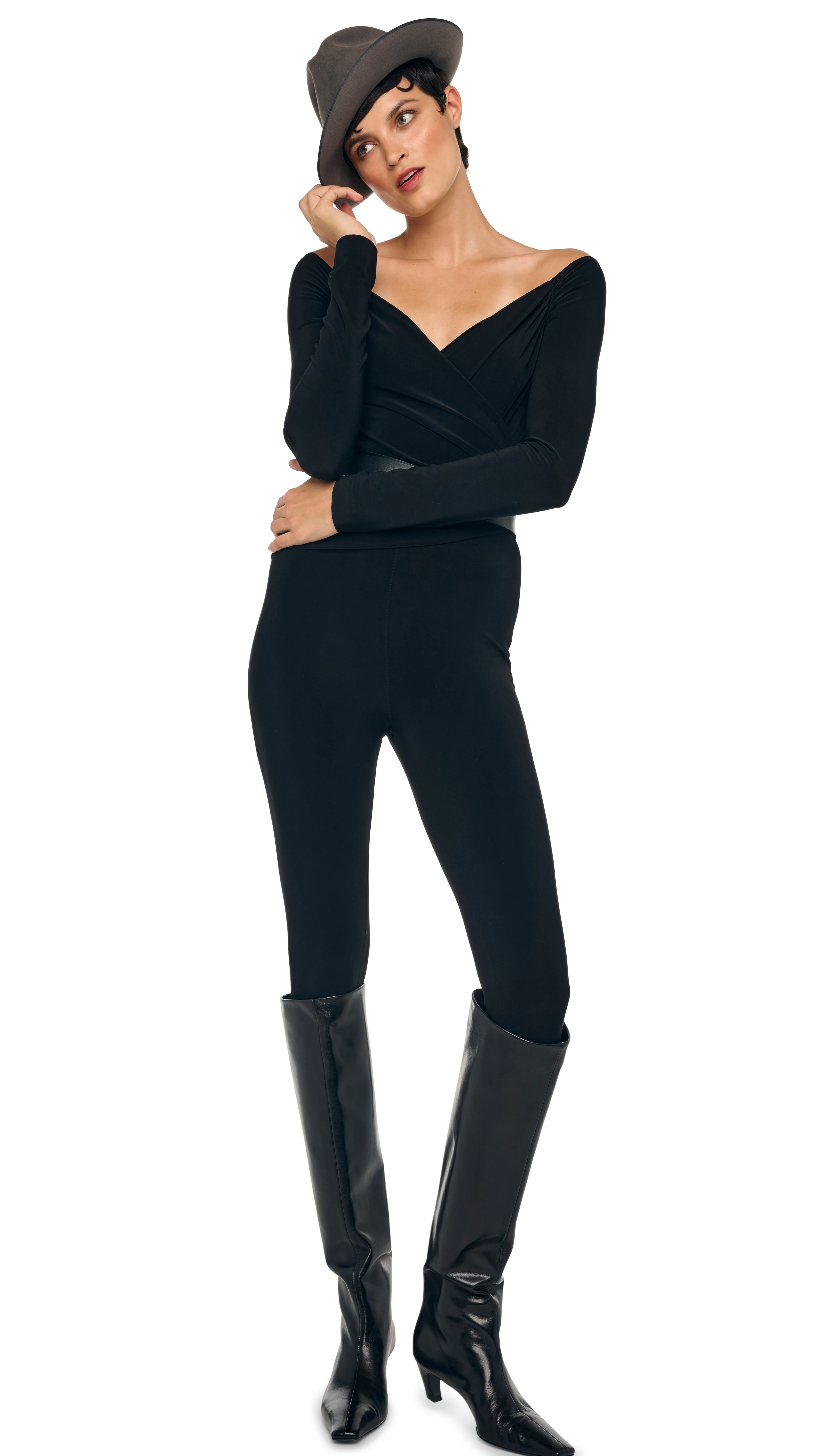 OFF SHOULDER SWEETHEART CATSUIT - Image 5