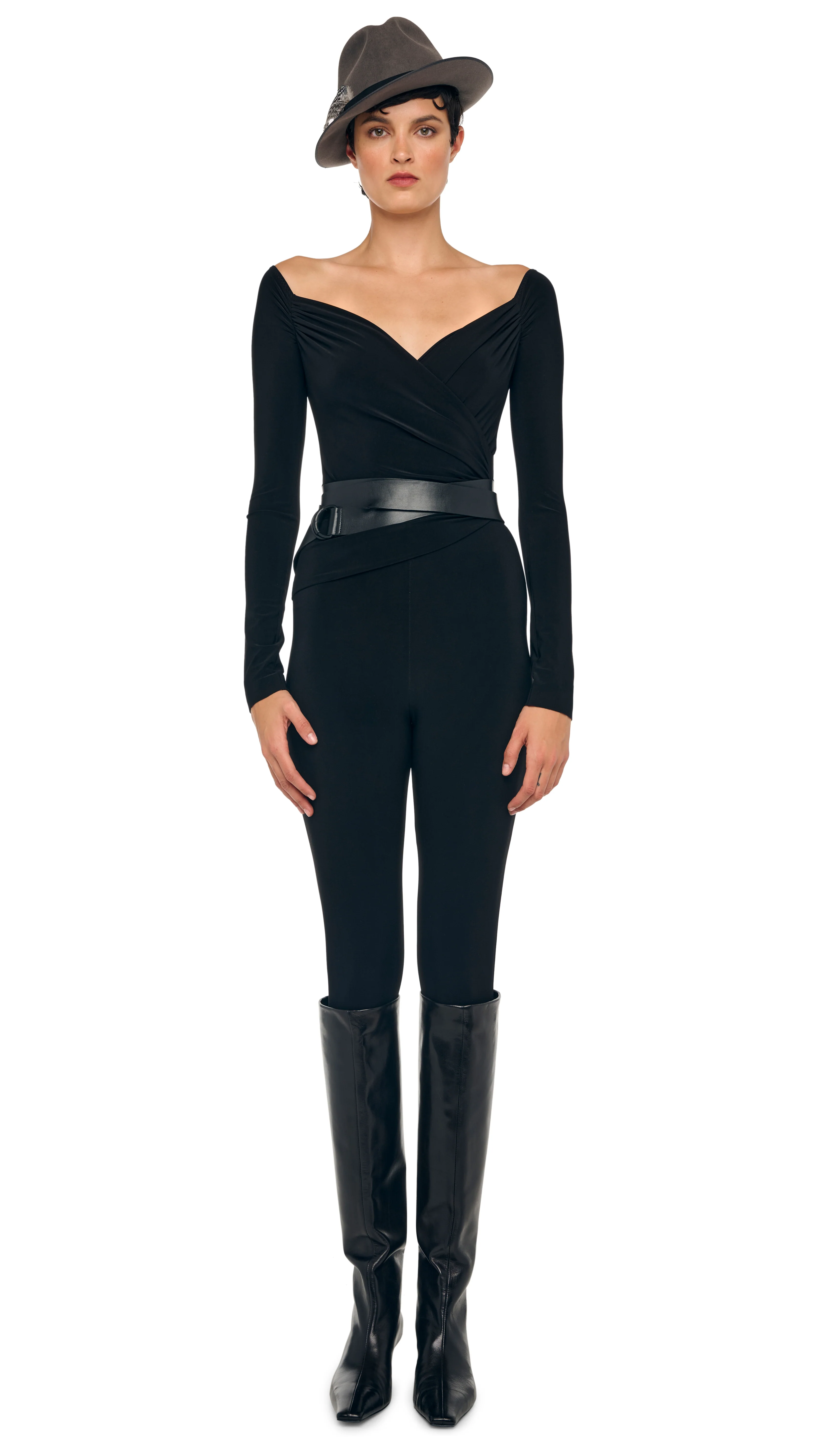 OFF SHOULDER SWEETHEART CATSUIT - Image 6