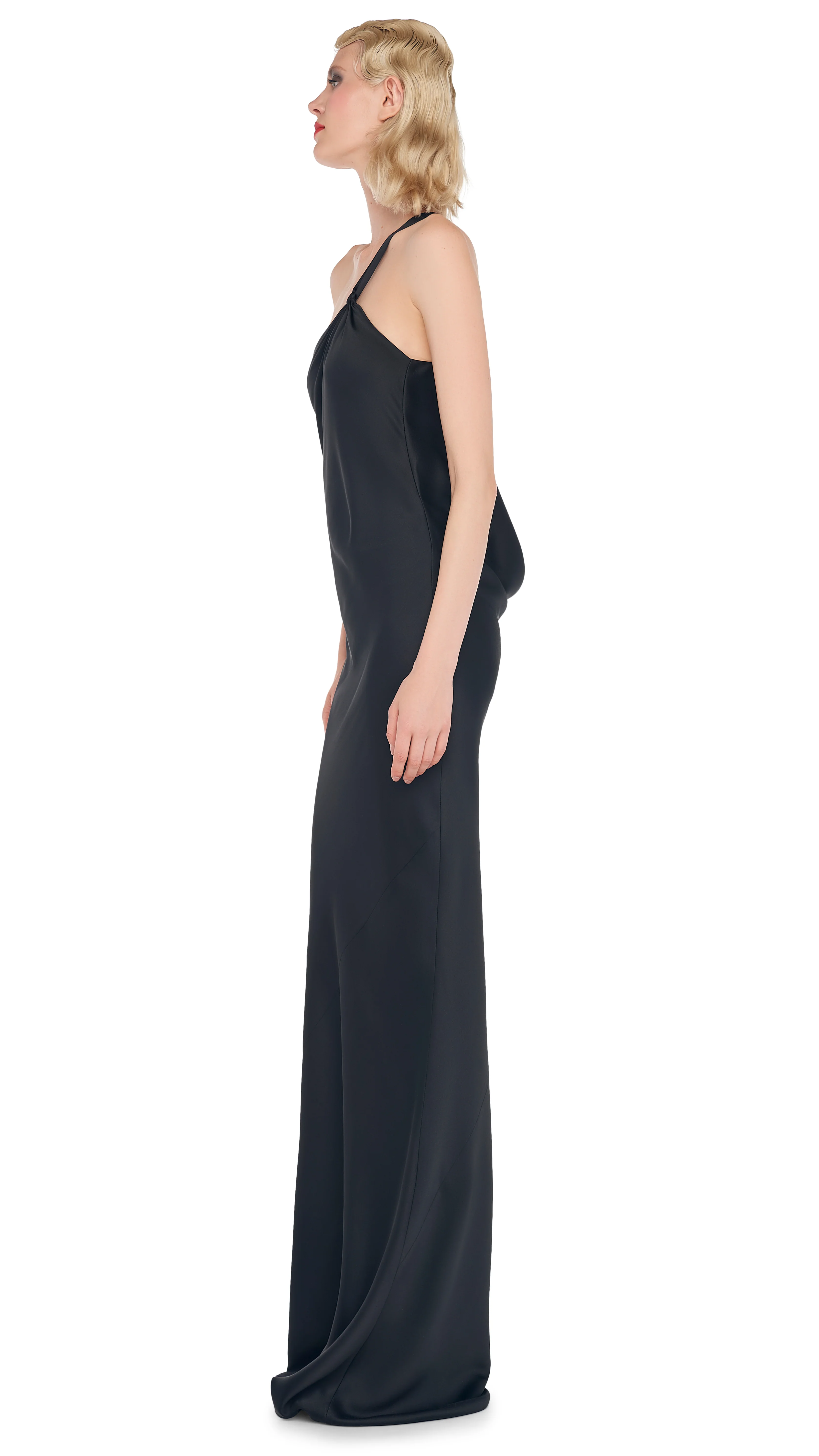 ONE SHOULDER BIAS GOWN - Image 3