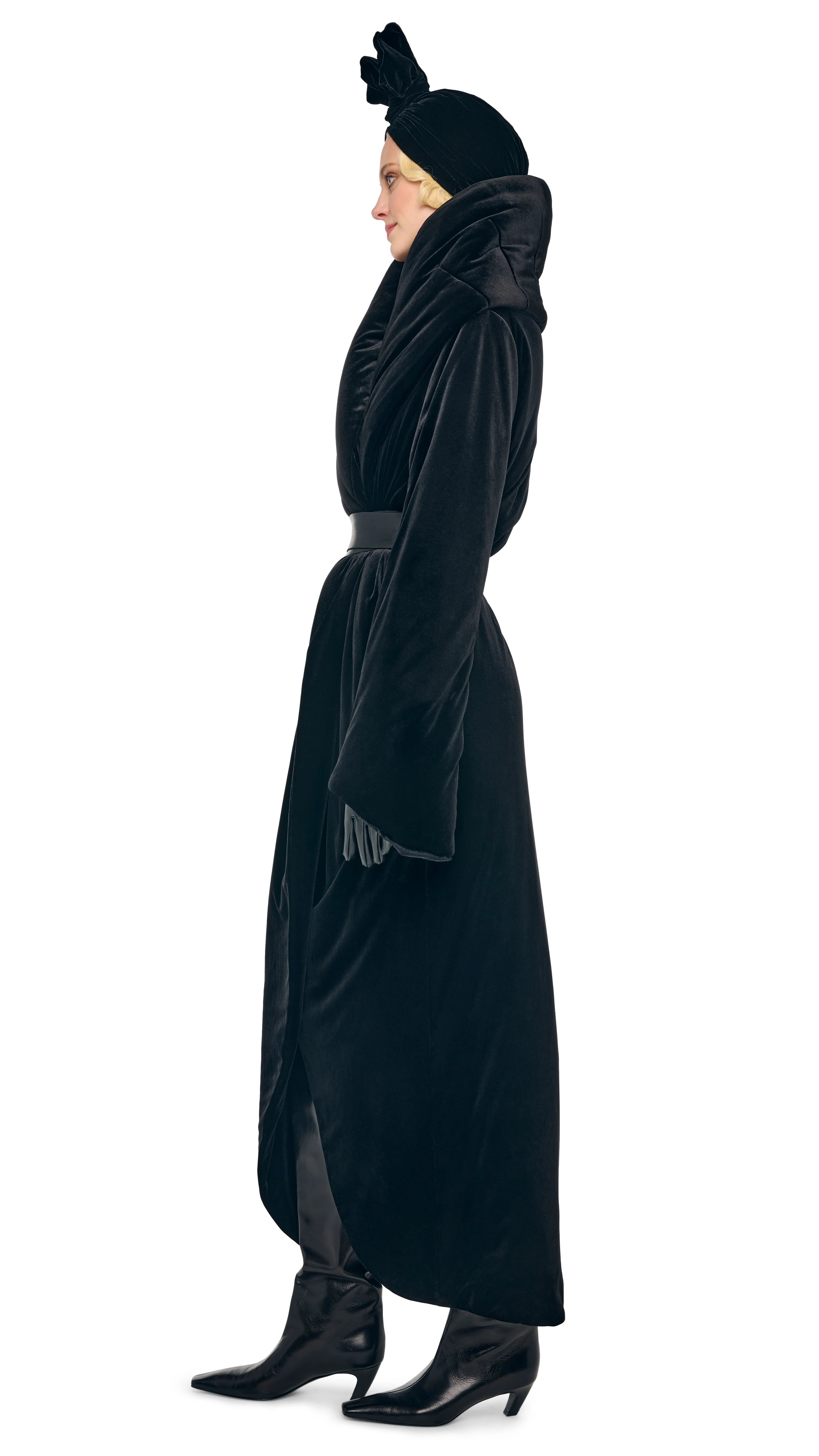 OS SHAWL COLLAR MAXI COAT - Image 2