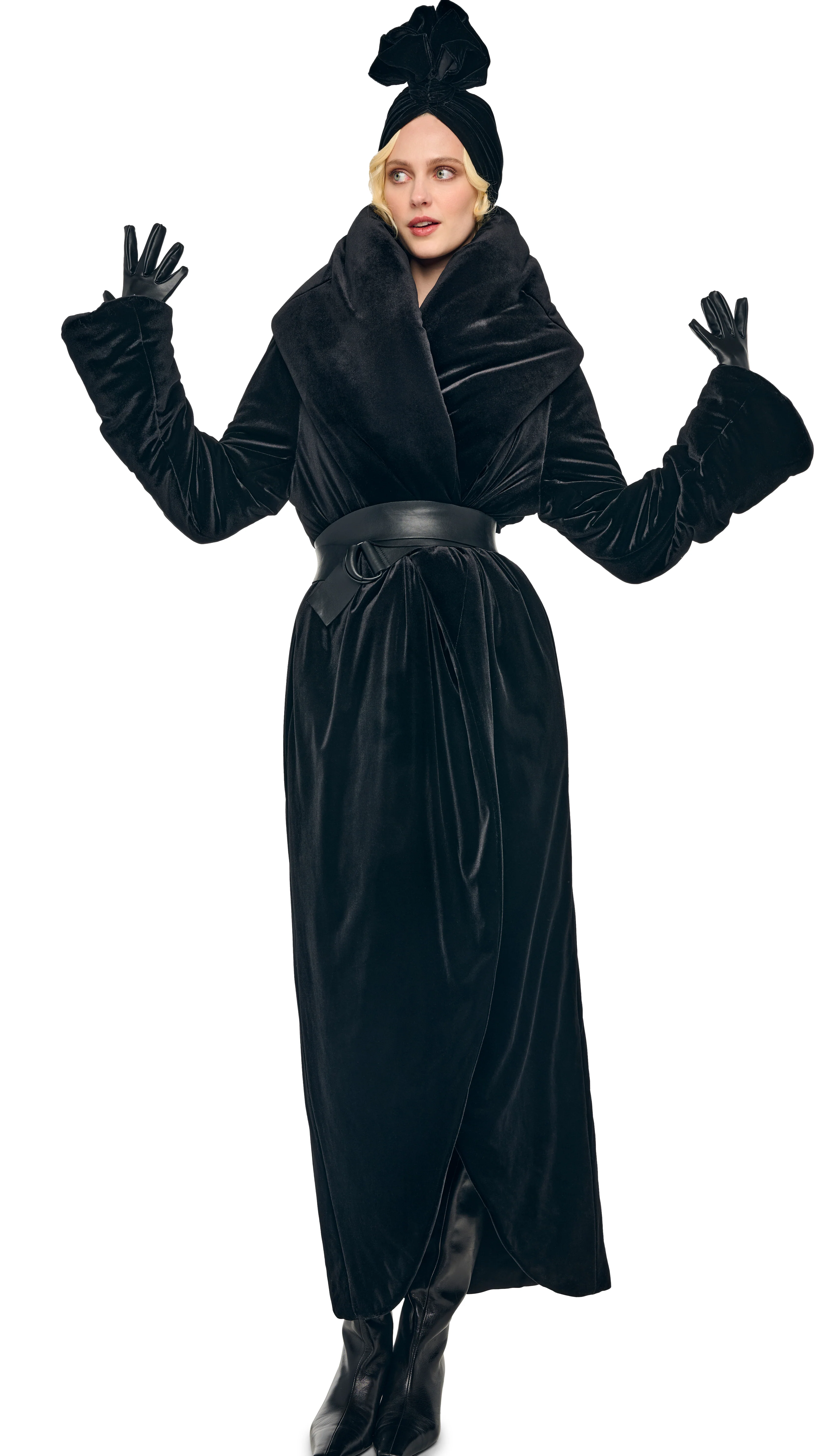 OS SHAWL COLLAR MAXI COAT - Image 4