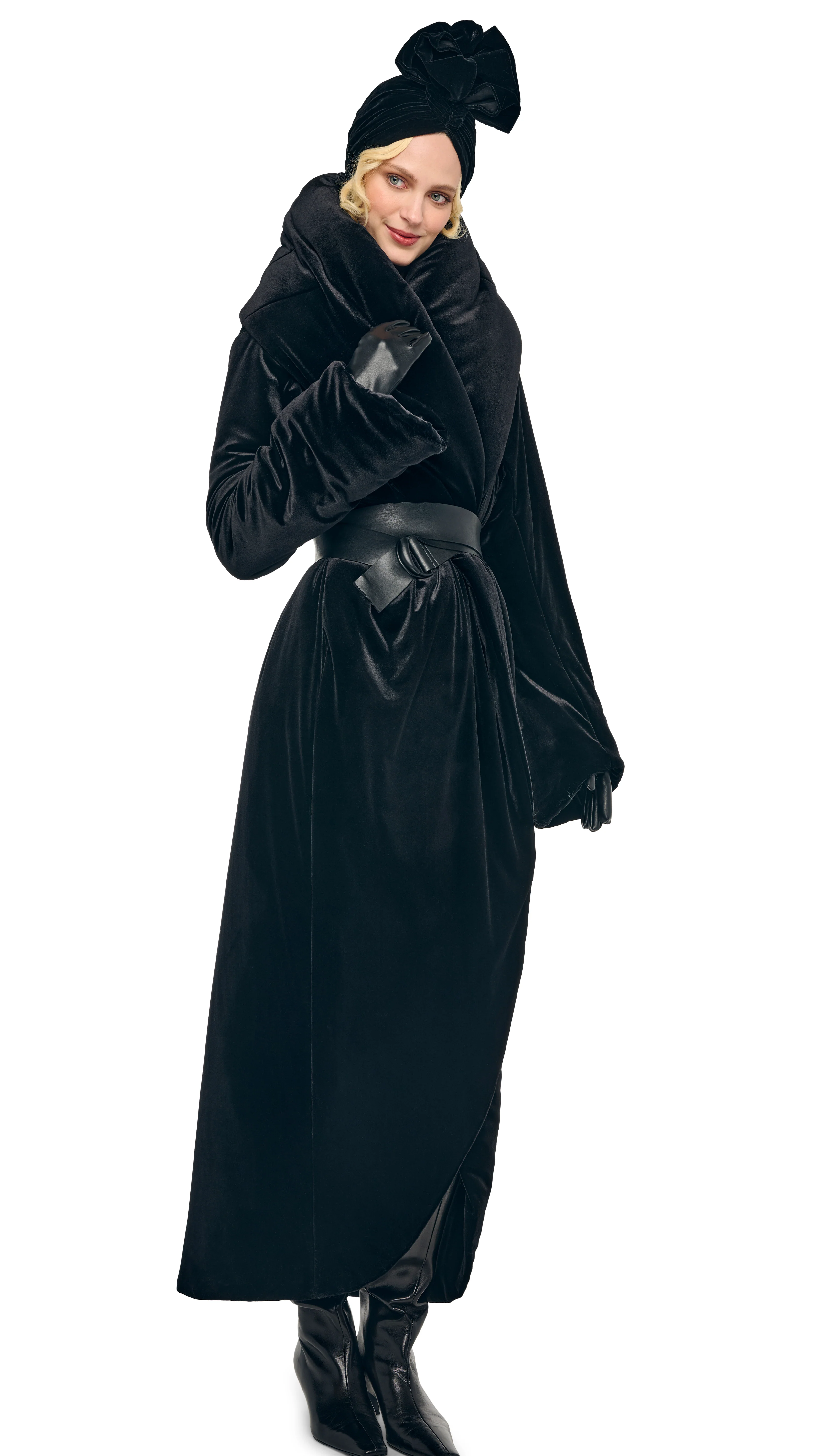 OS SHAWL COLLAR MAXI COAT - Image 5