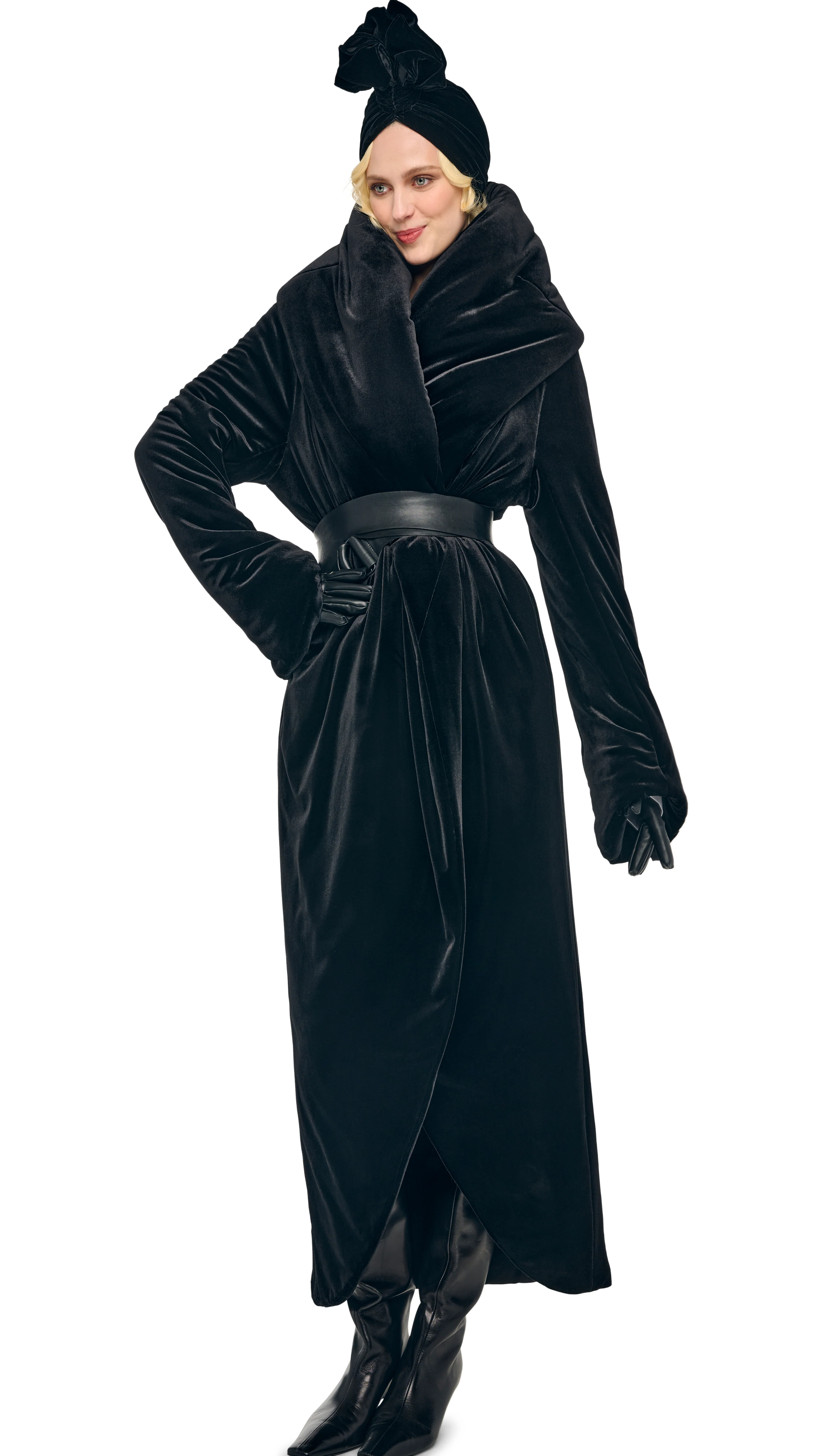 OS SHAWL COLLAR MAXI COAT - Image 6