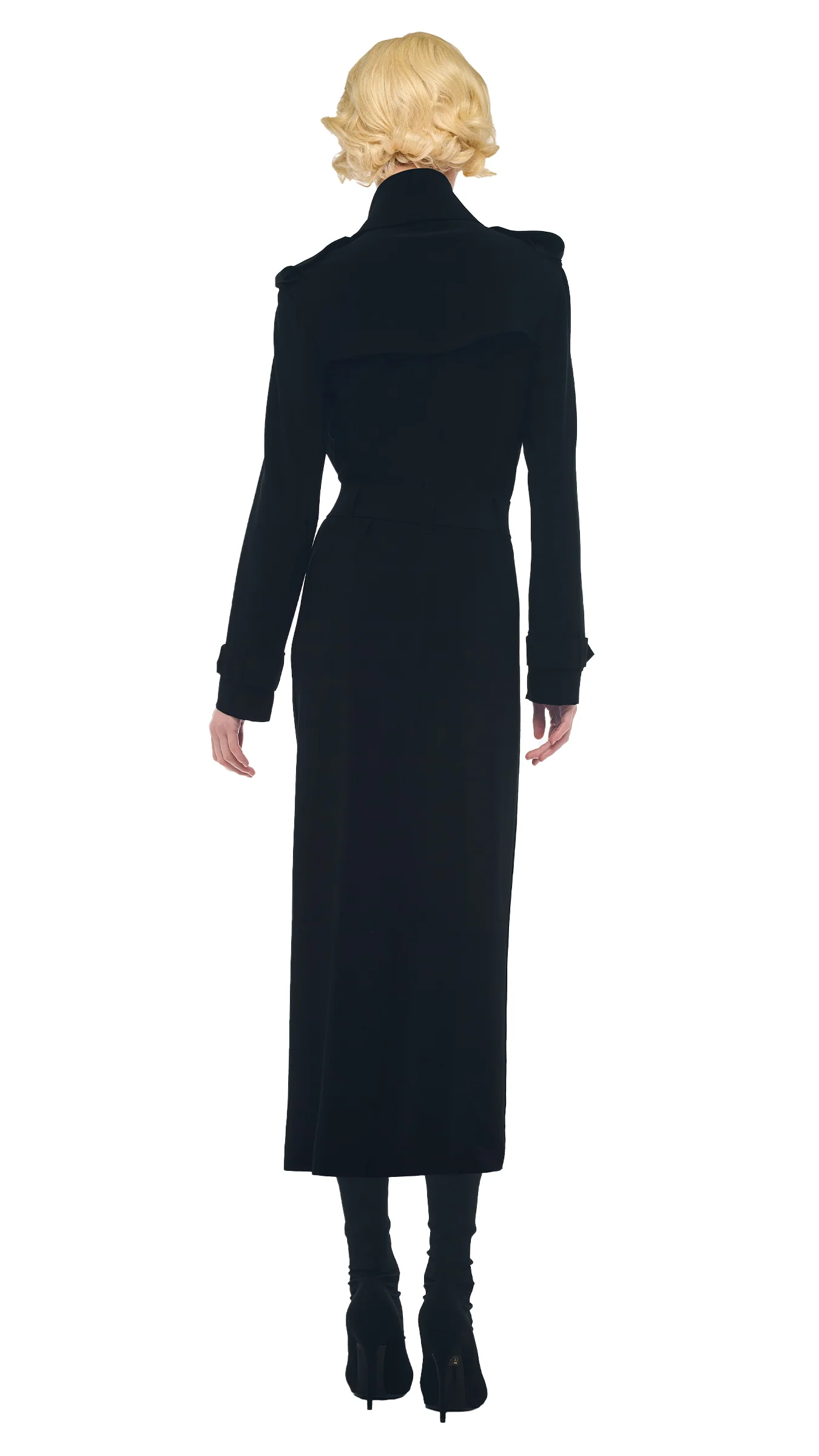 OVERSIZED DOUBLE BREASTED TRENCH - Image 3