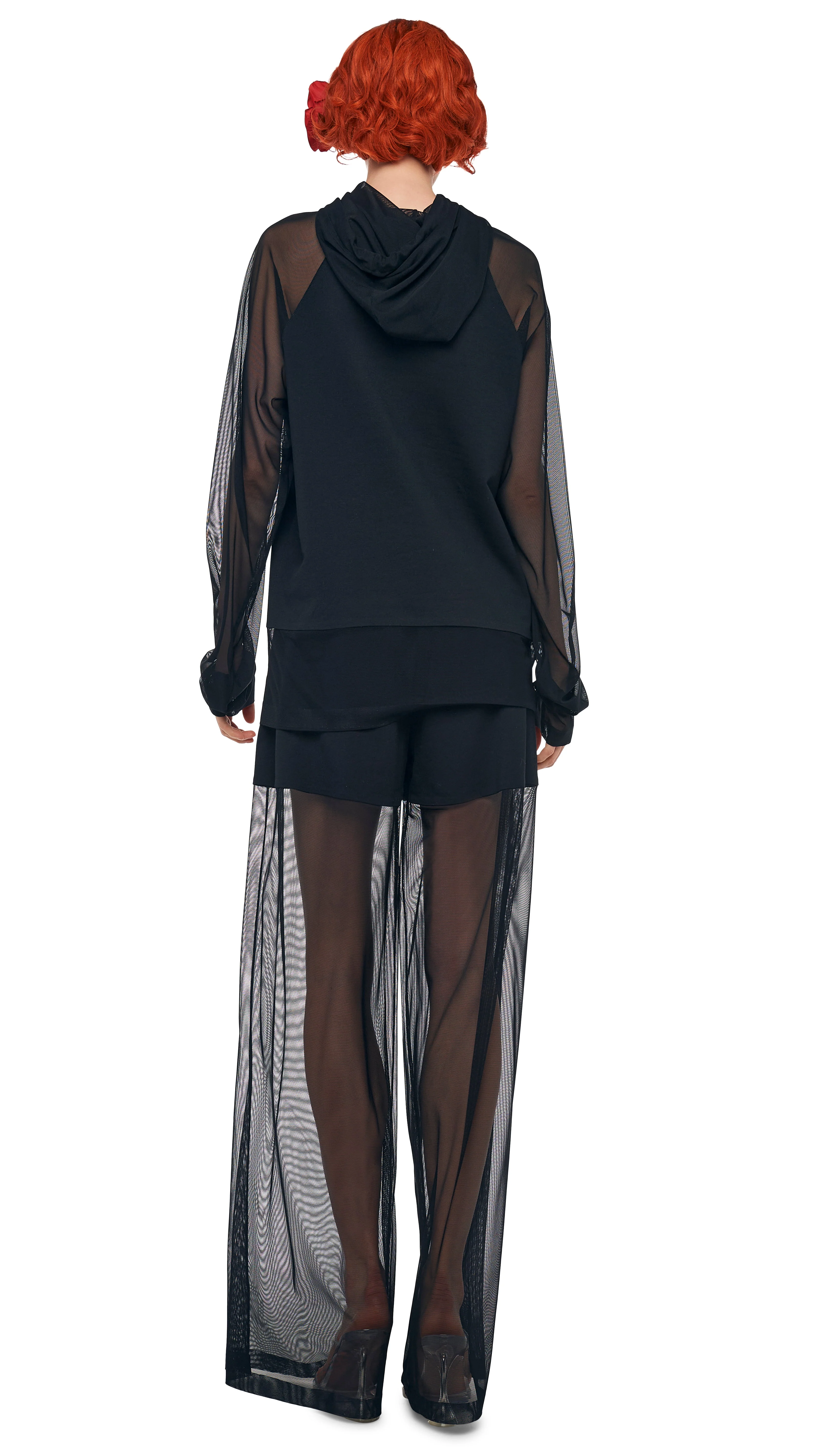 OS RAGLAN SLEEVE HOODED TOP W/ MESH - Image 3