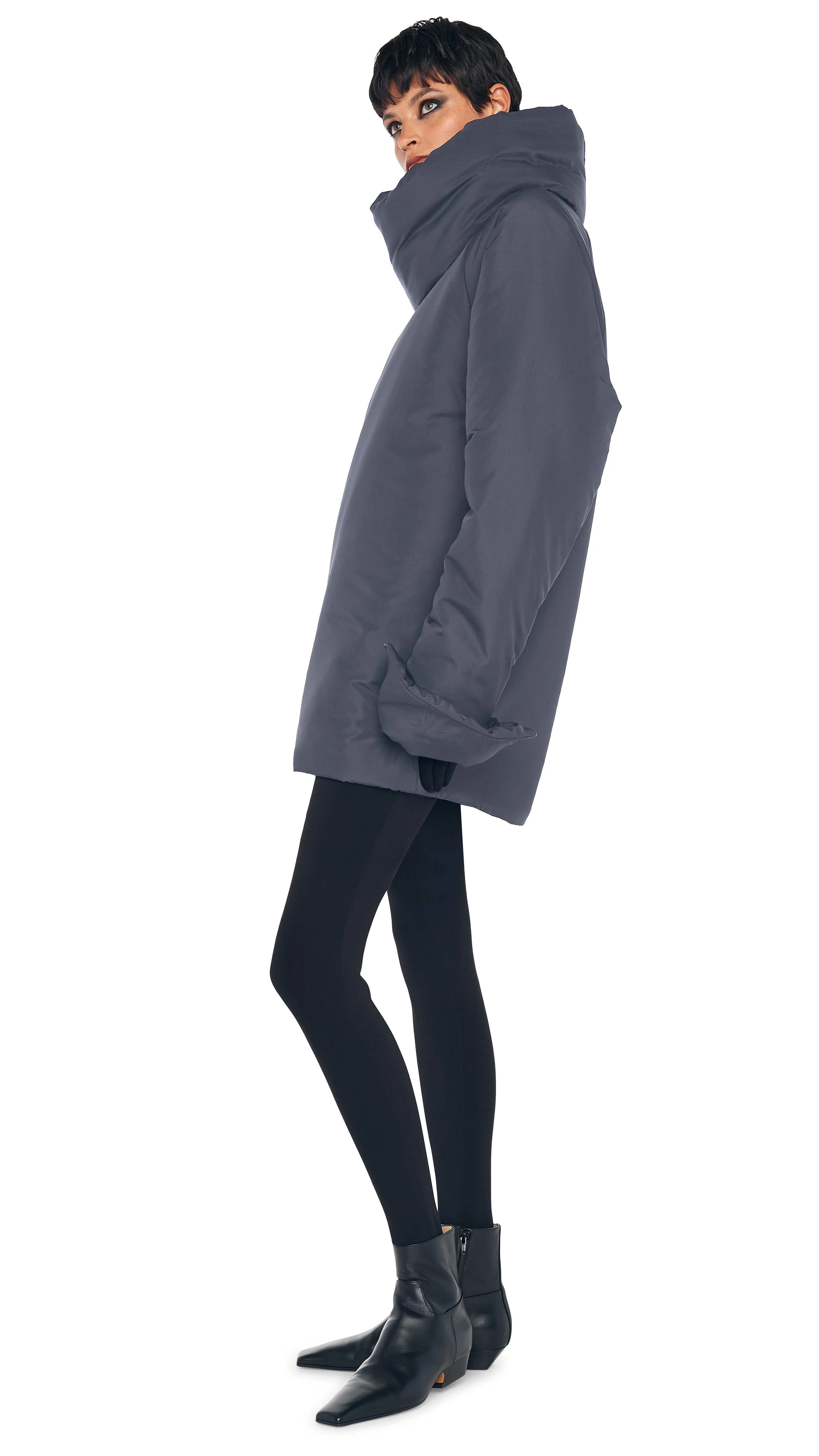OS RAGLAN SLEEVE MINI DRESS W/ TUBE - Image 2