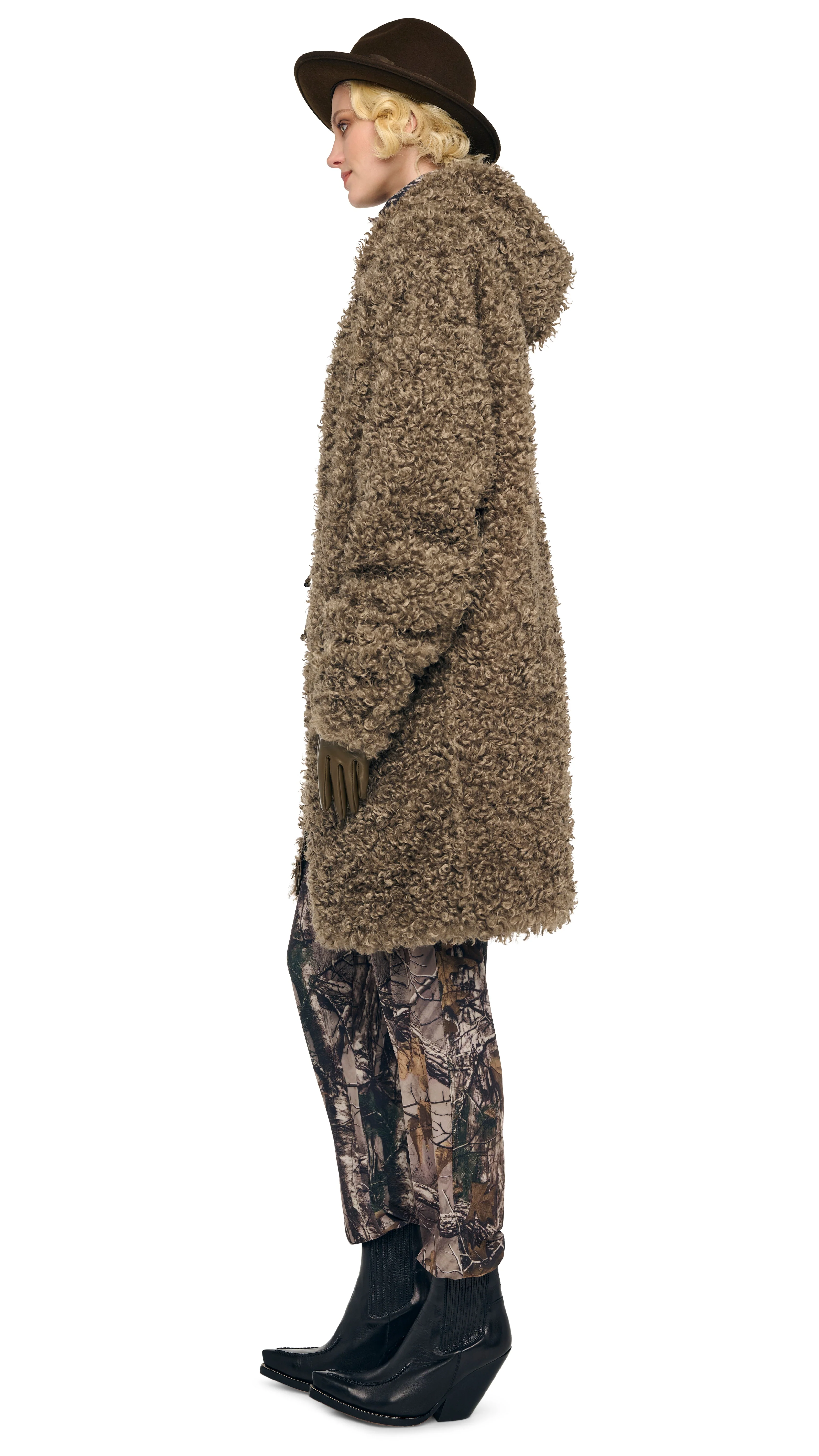 OS RAGLAN SLEEVE ZIP FRONT HOODED JACKET - Image 2