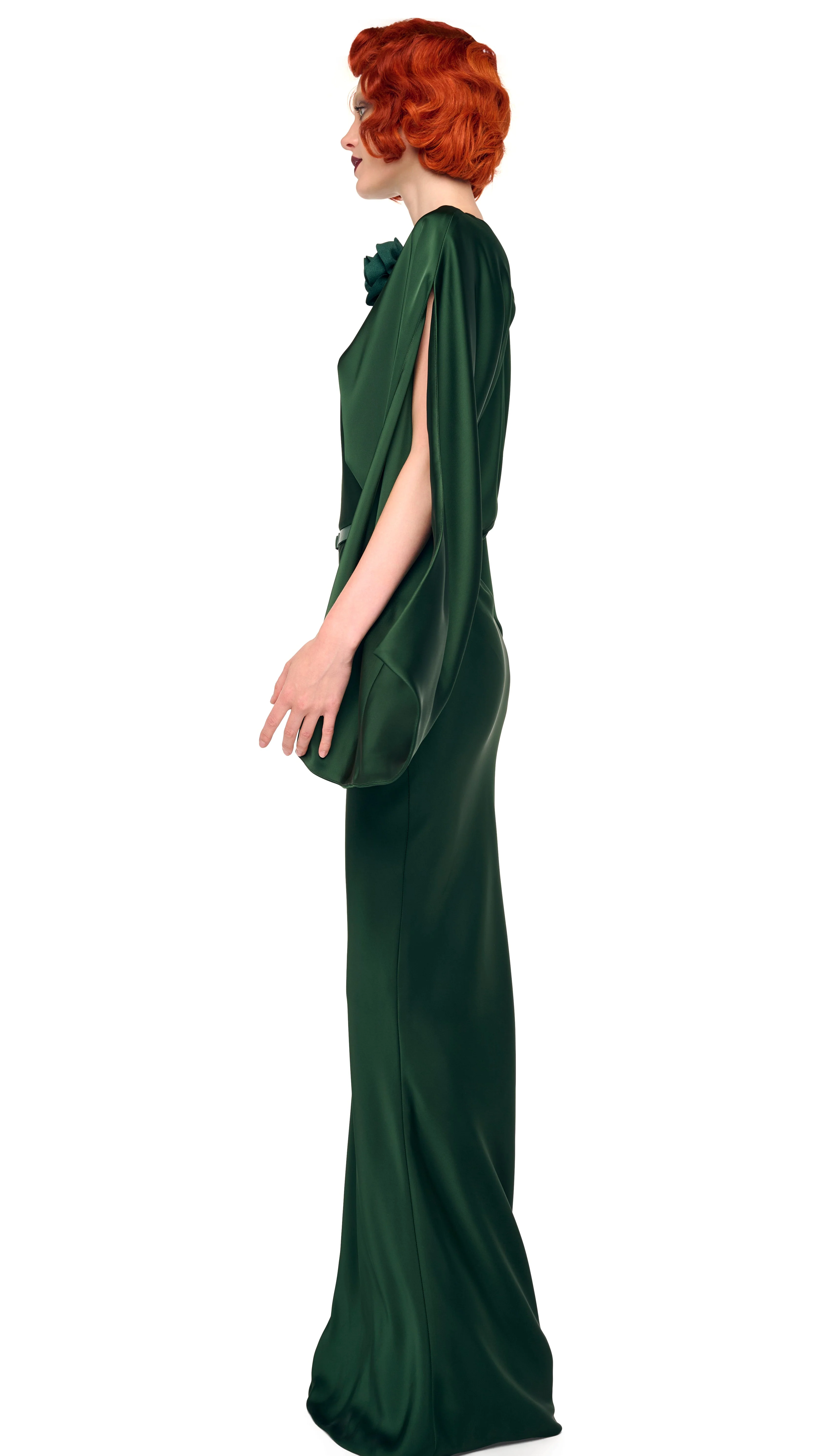REVERSE OBIE GOWN W/ LONG SLEEVE - Image 2