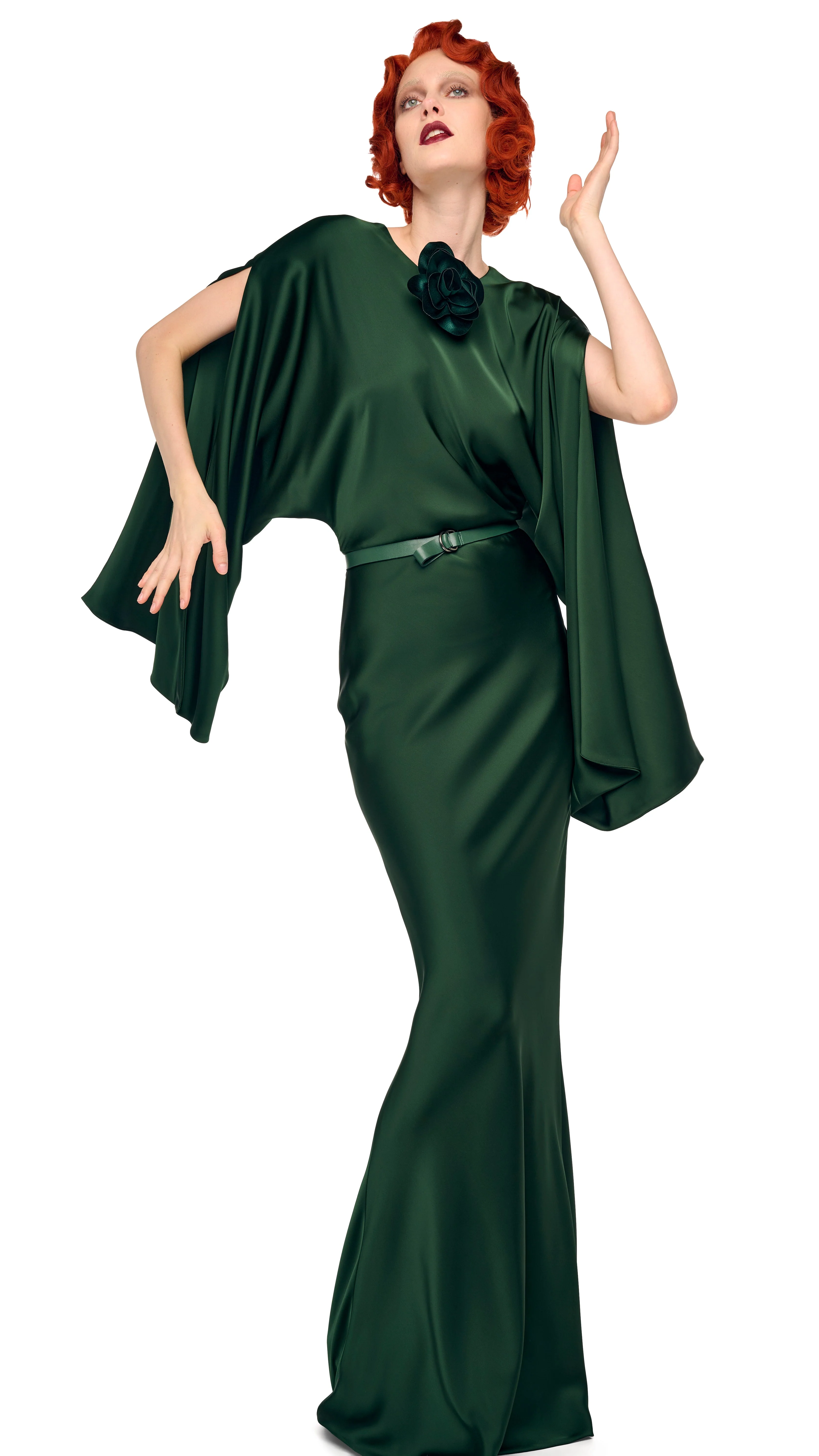 REVERSE OBIE GOWN W/ LONG SLEEVE - Image 6