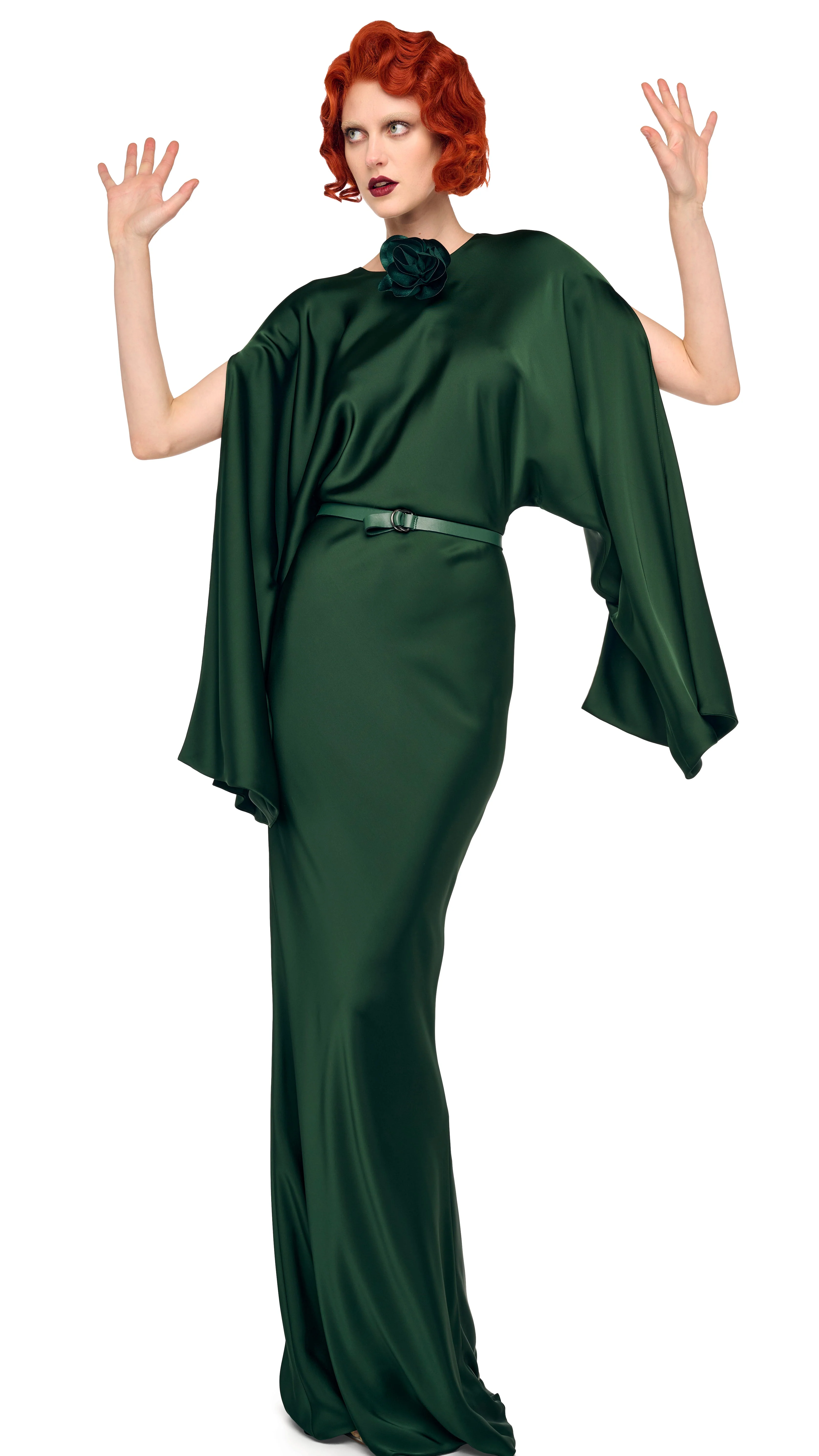 REVERSE OBIE GOWN W/ LONG SLEEVE - Image 7