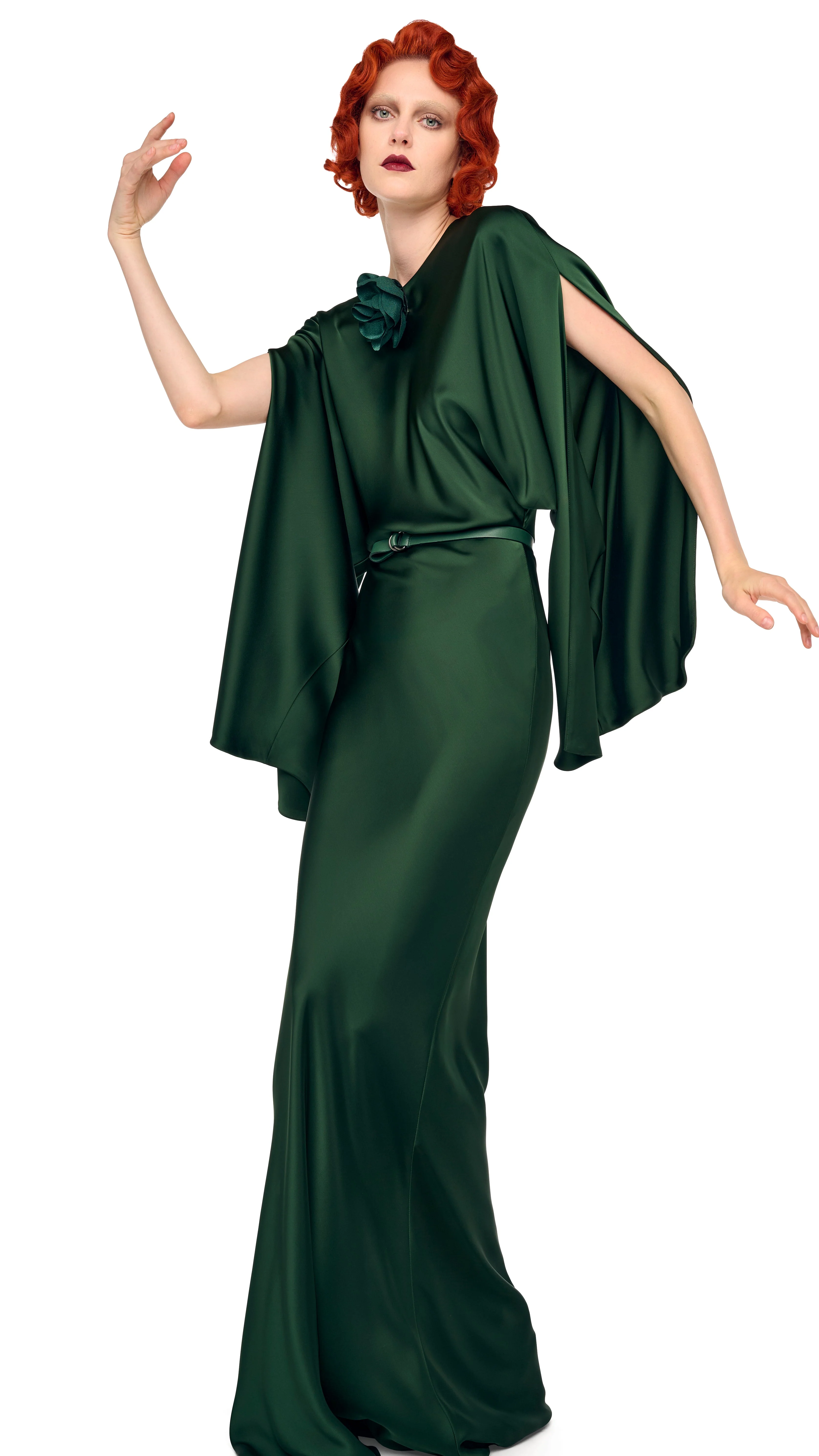 REVERSE OBIE GOWN W/ LONG SLEEVE - Image 8