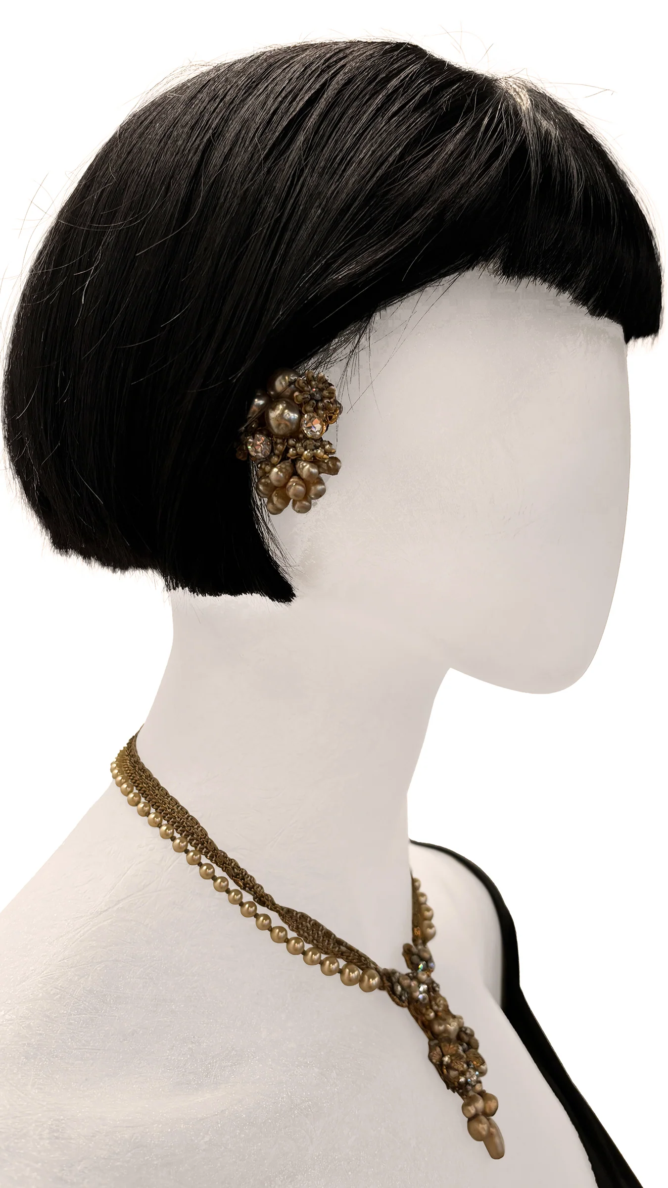 ROBERT DEMARIO BEADED NECKLACE AND EARRINGS SET - Image 3