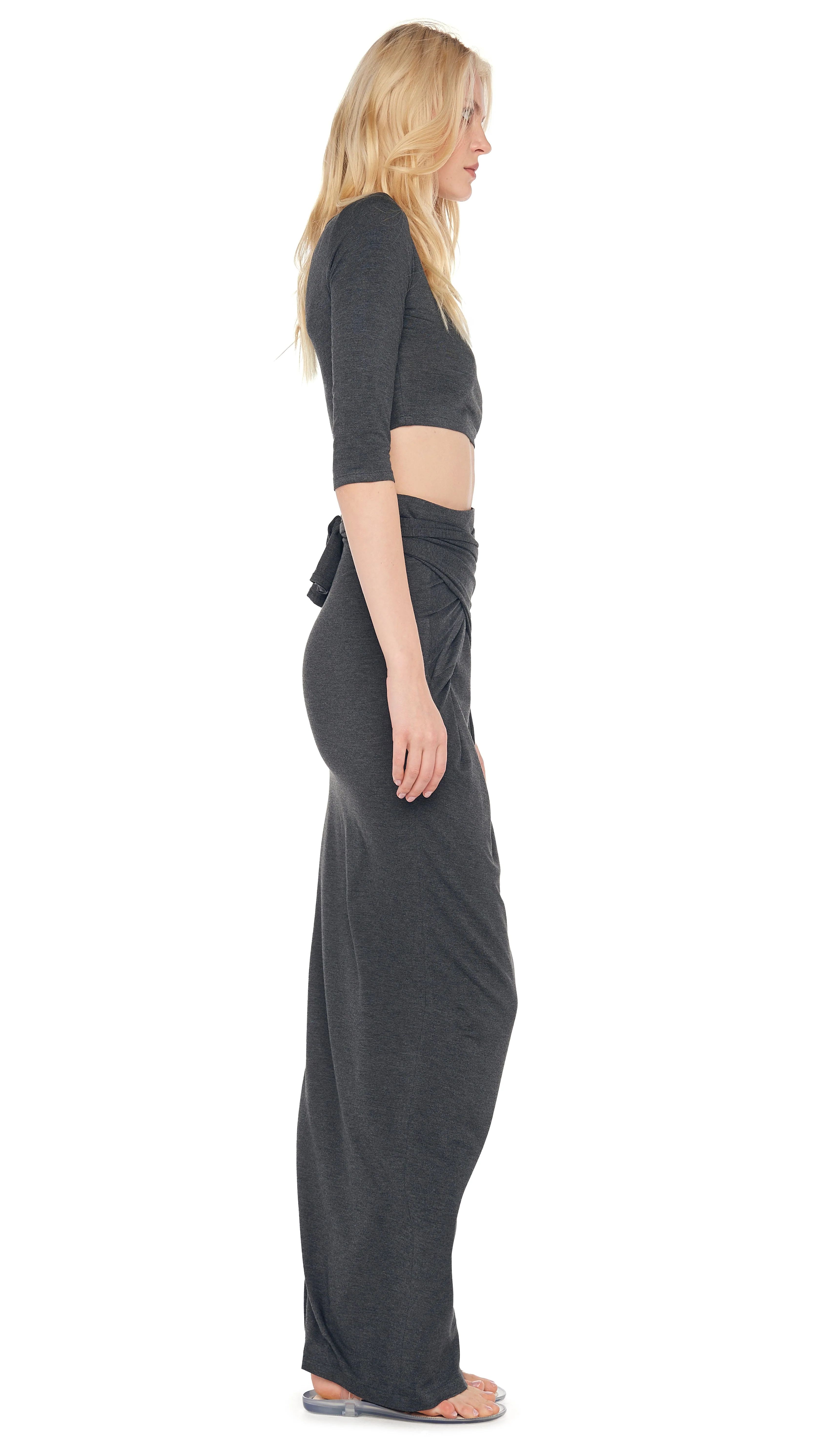 SCOOP NECK CROPPED TOP - Image 4