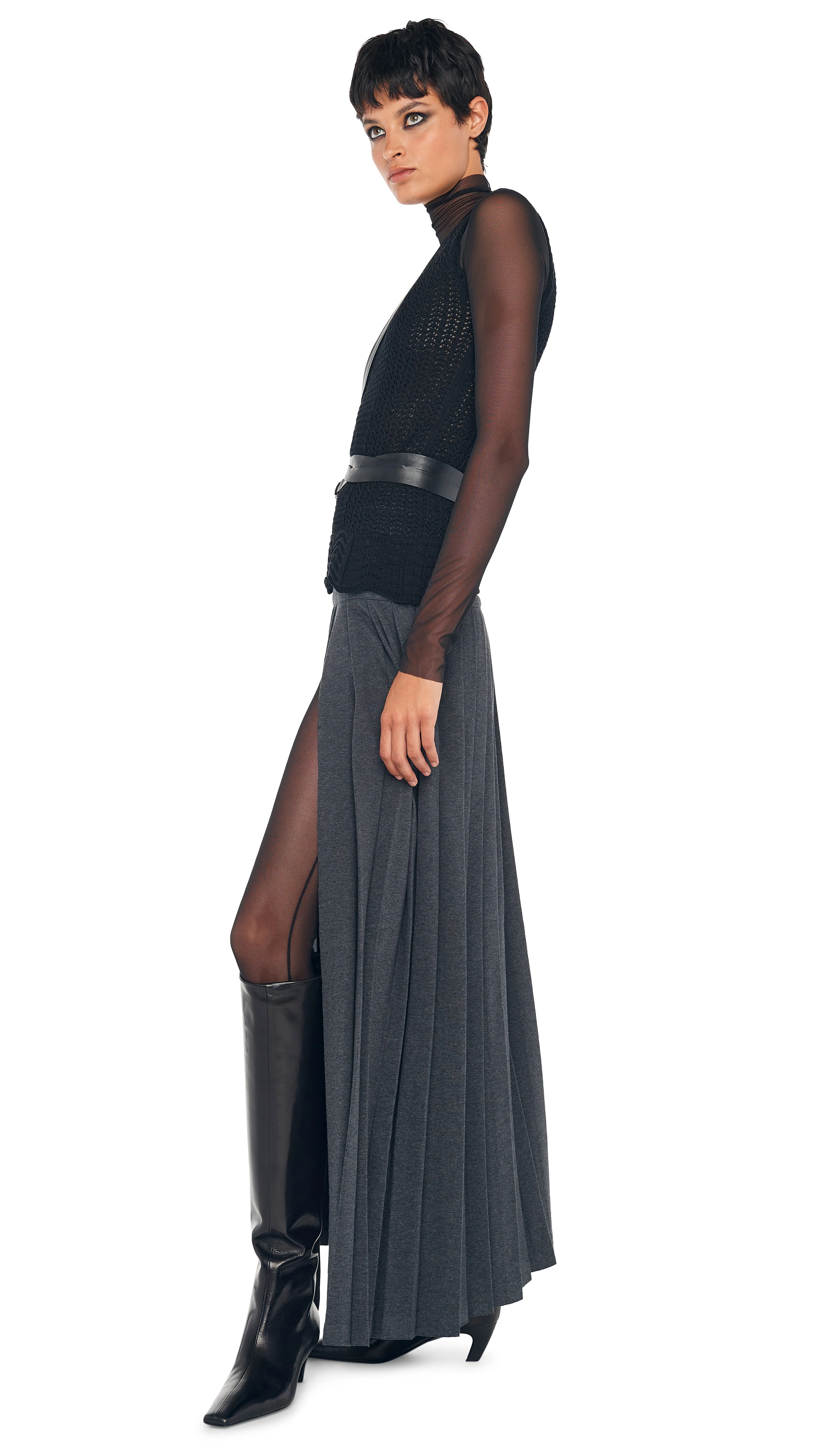 SCOOP NECK TANK CROCHET TOP - Image 3