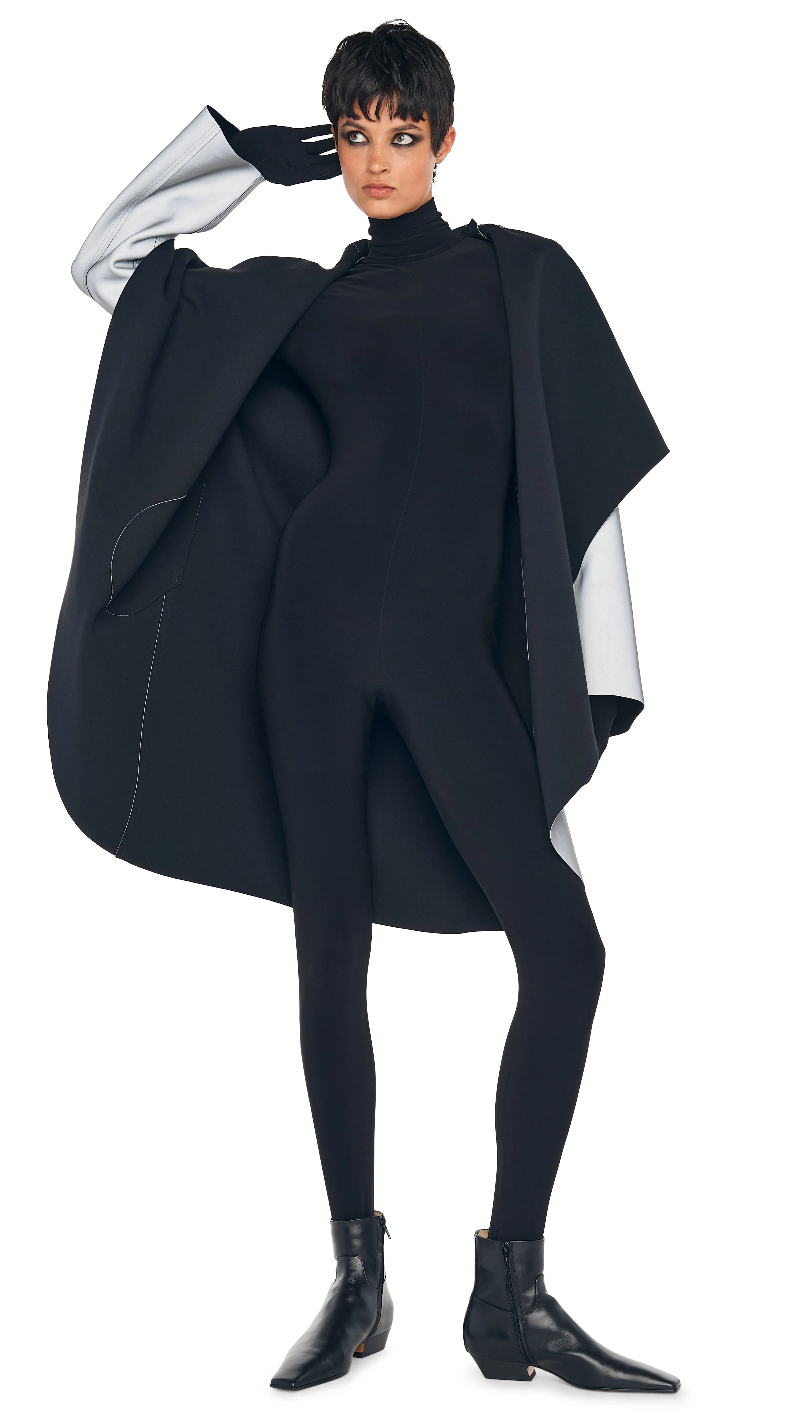 SHAWL COLLAR COAT REVERSIBLE - Image 12