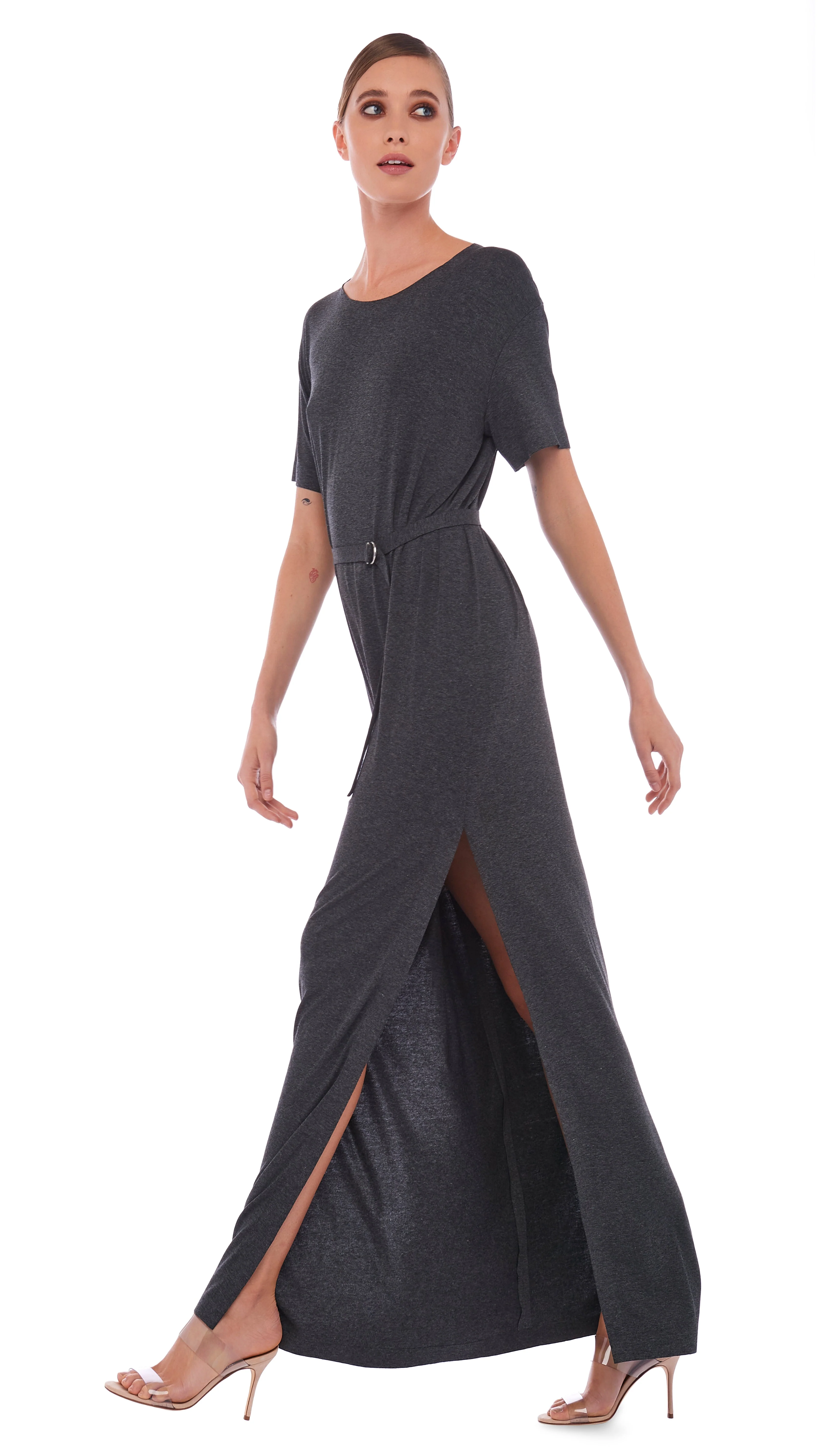 SHORT SLEEVE BOXY GOWN - Image 4