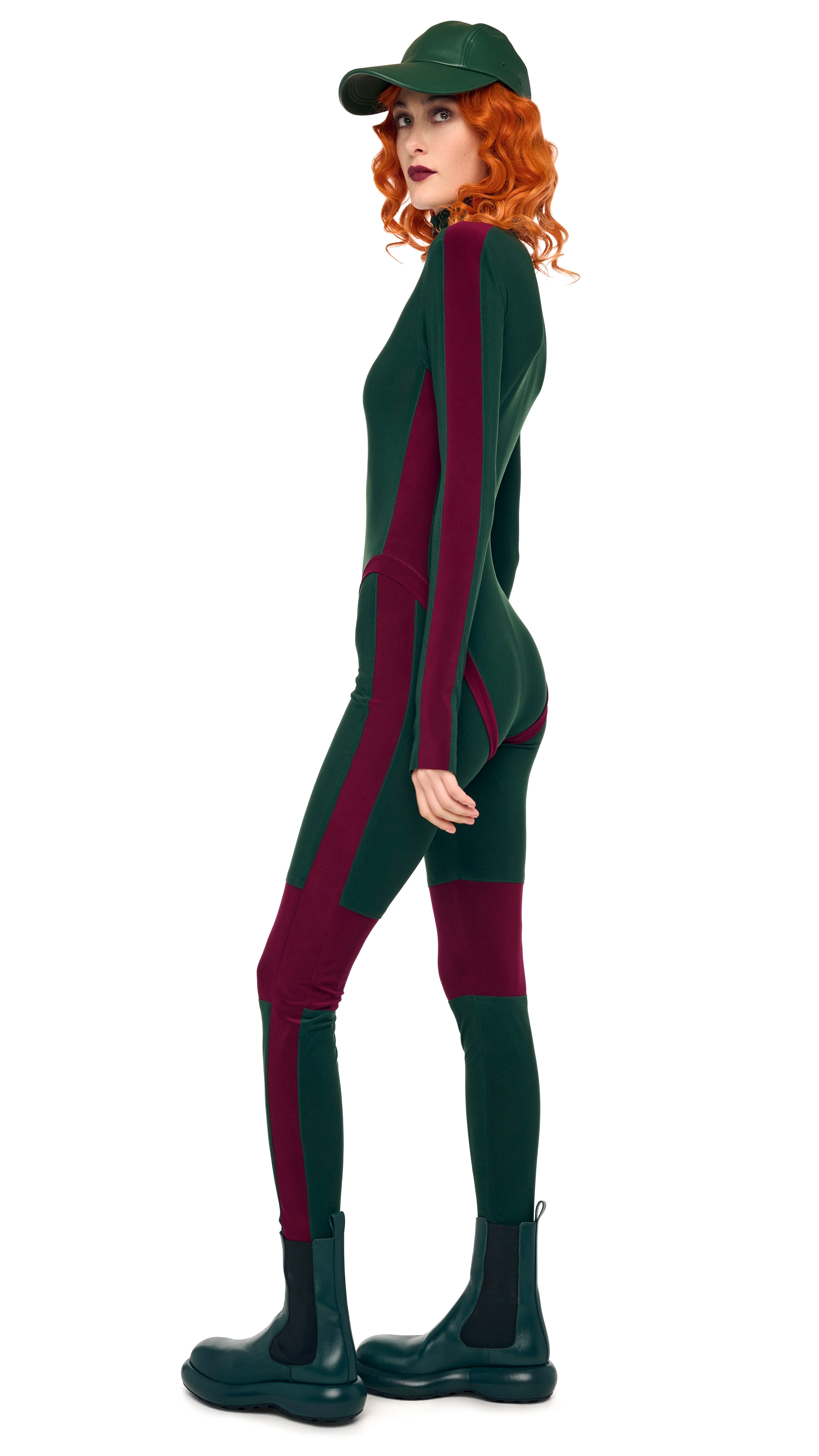 SIDE STRIPE ZIP FRONT L/S TURTLENECK BODYSUIT - Image 18