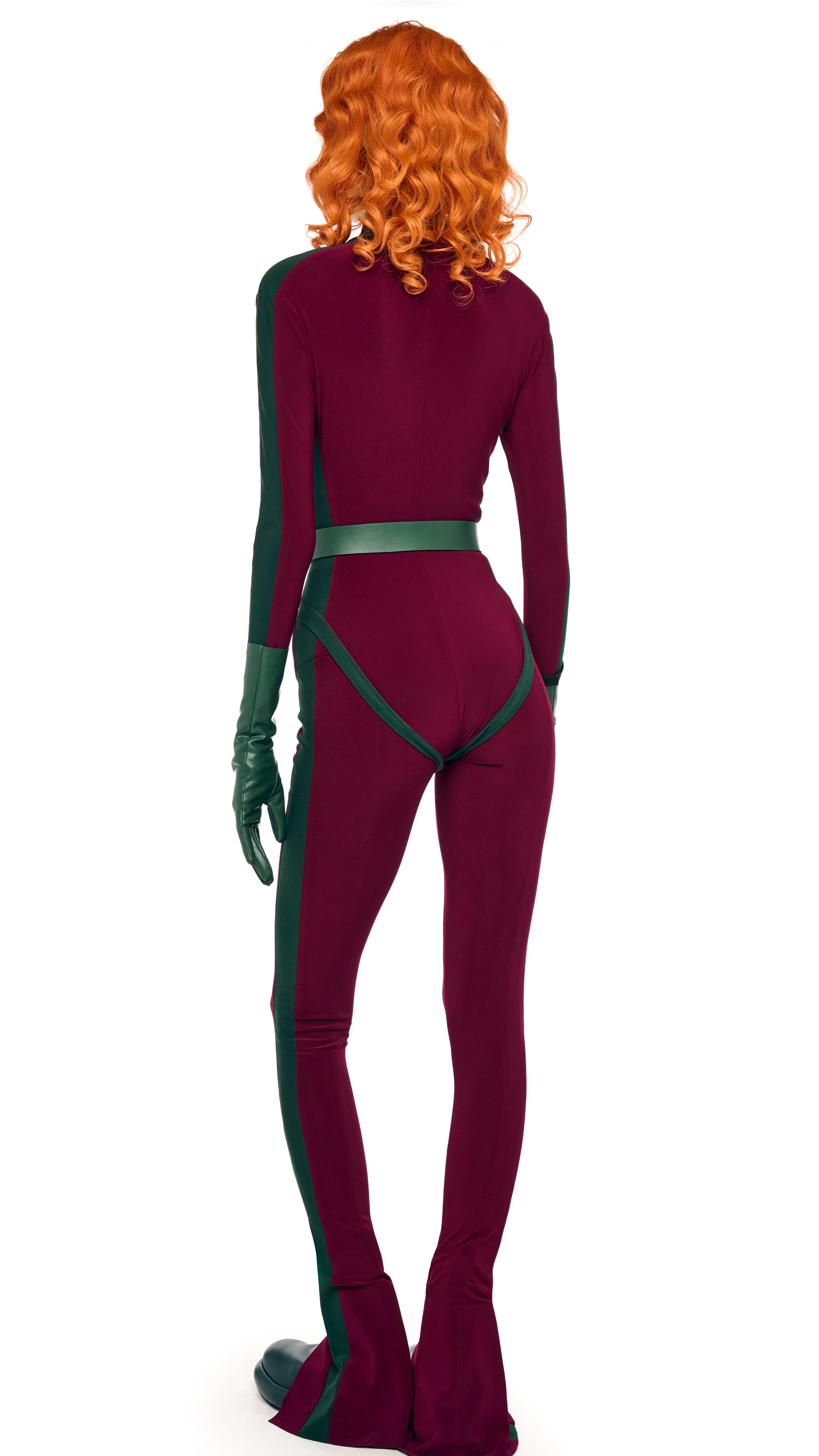 SIDE STRIPE ZIP FRONT L/S TURTLENECK BODYSUIT - Image 10